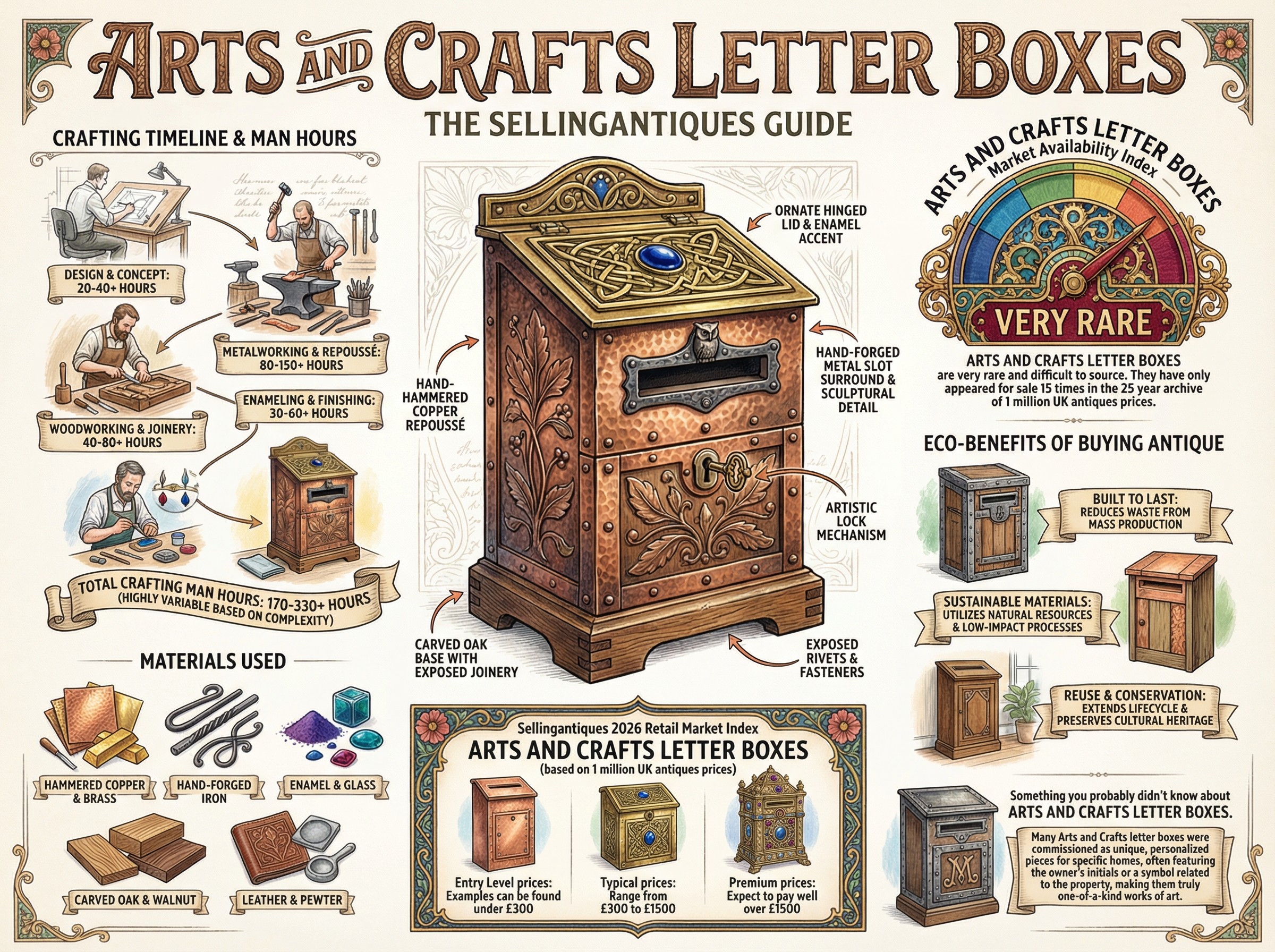 Arts And Crafts Letter Boxes Guide Infographic