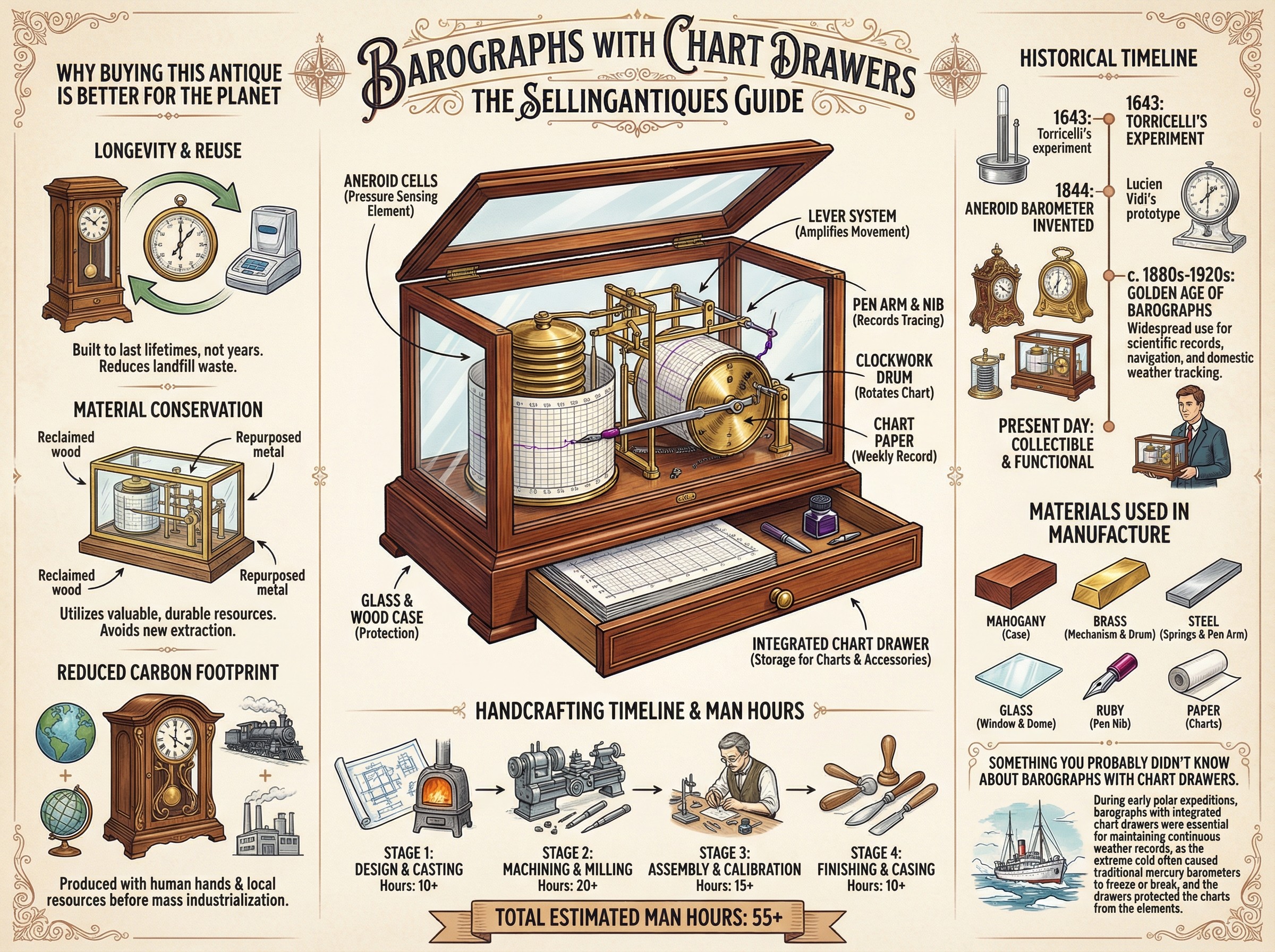 Barograph Chart.pdf The Sellingantiques Guide to Barographs With Chart Drawers