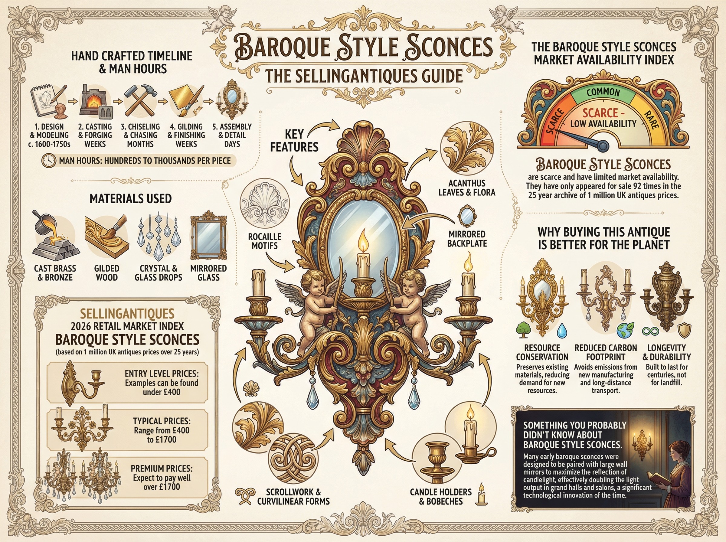 Baroque Style Sconces Guide Infographic