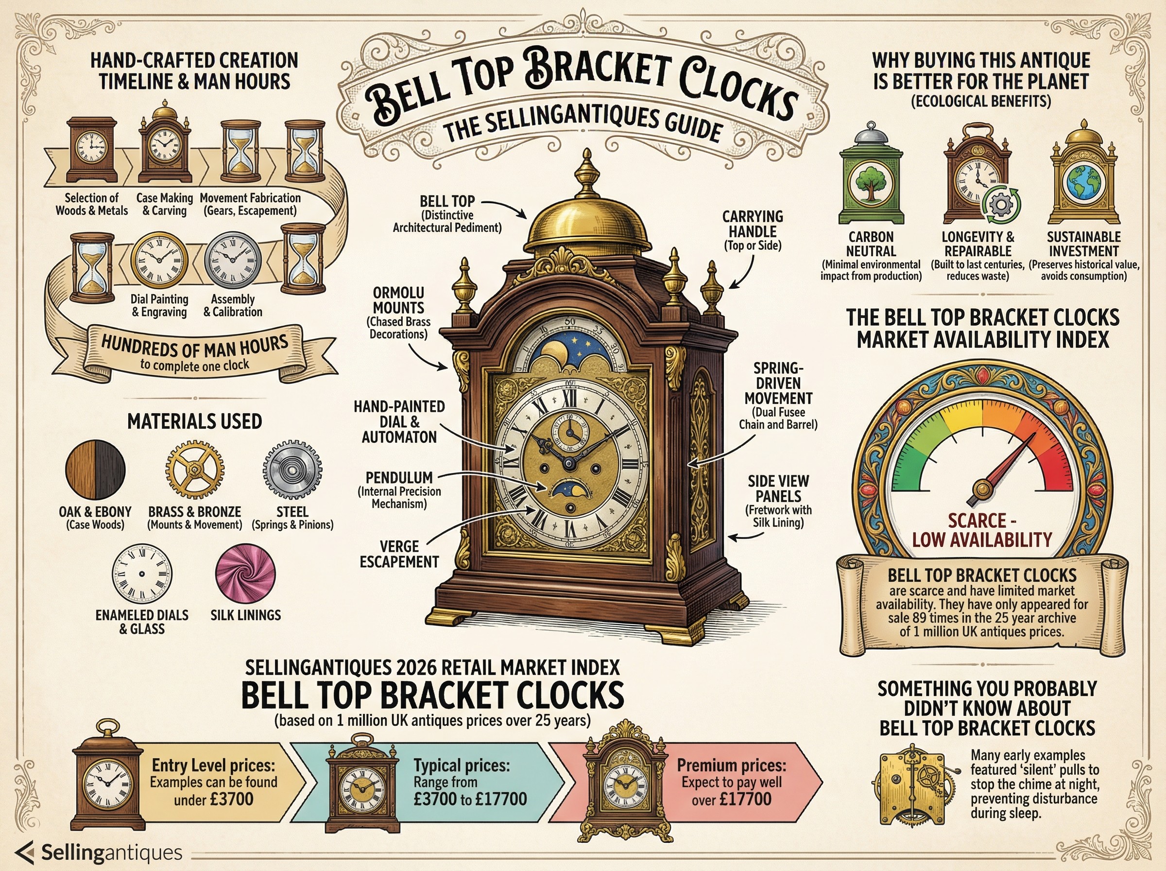 Clock Bell The Sellingantiques Guide to Bell Top Bracket Clocks