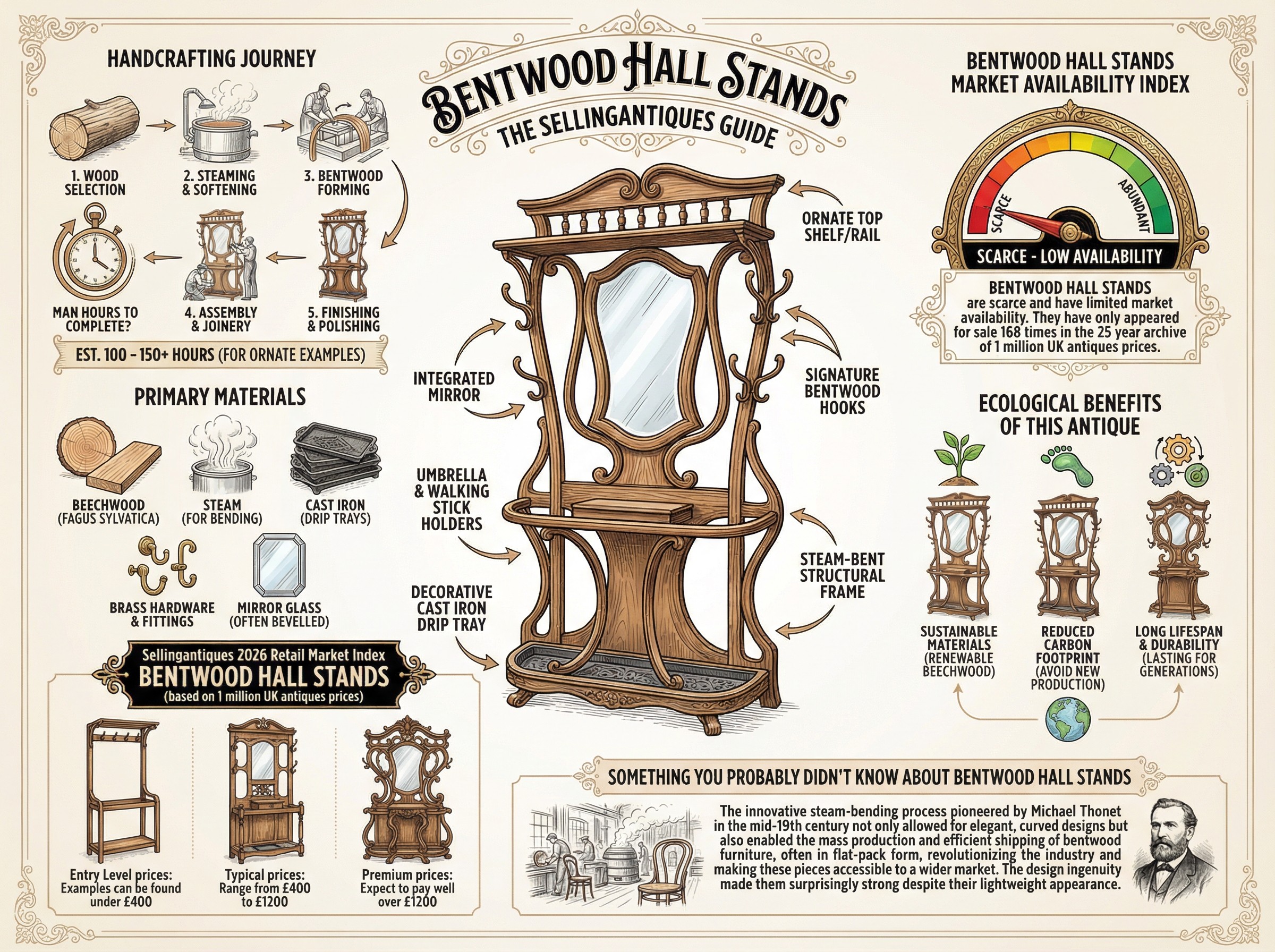 Bentwood Hall Stands Guide Infographic
