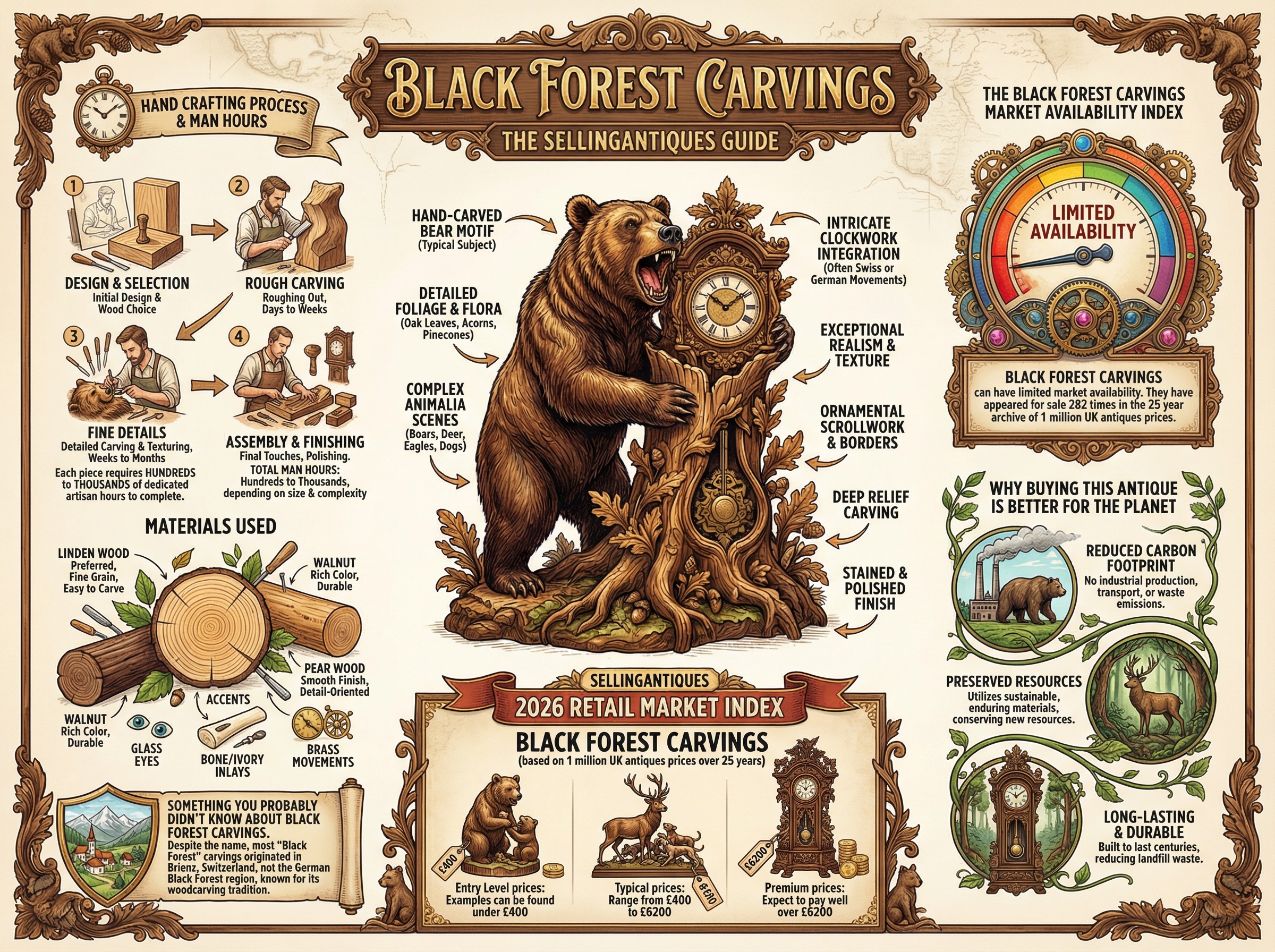 Black Forest Carvings Guide Infographic