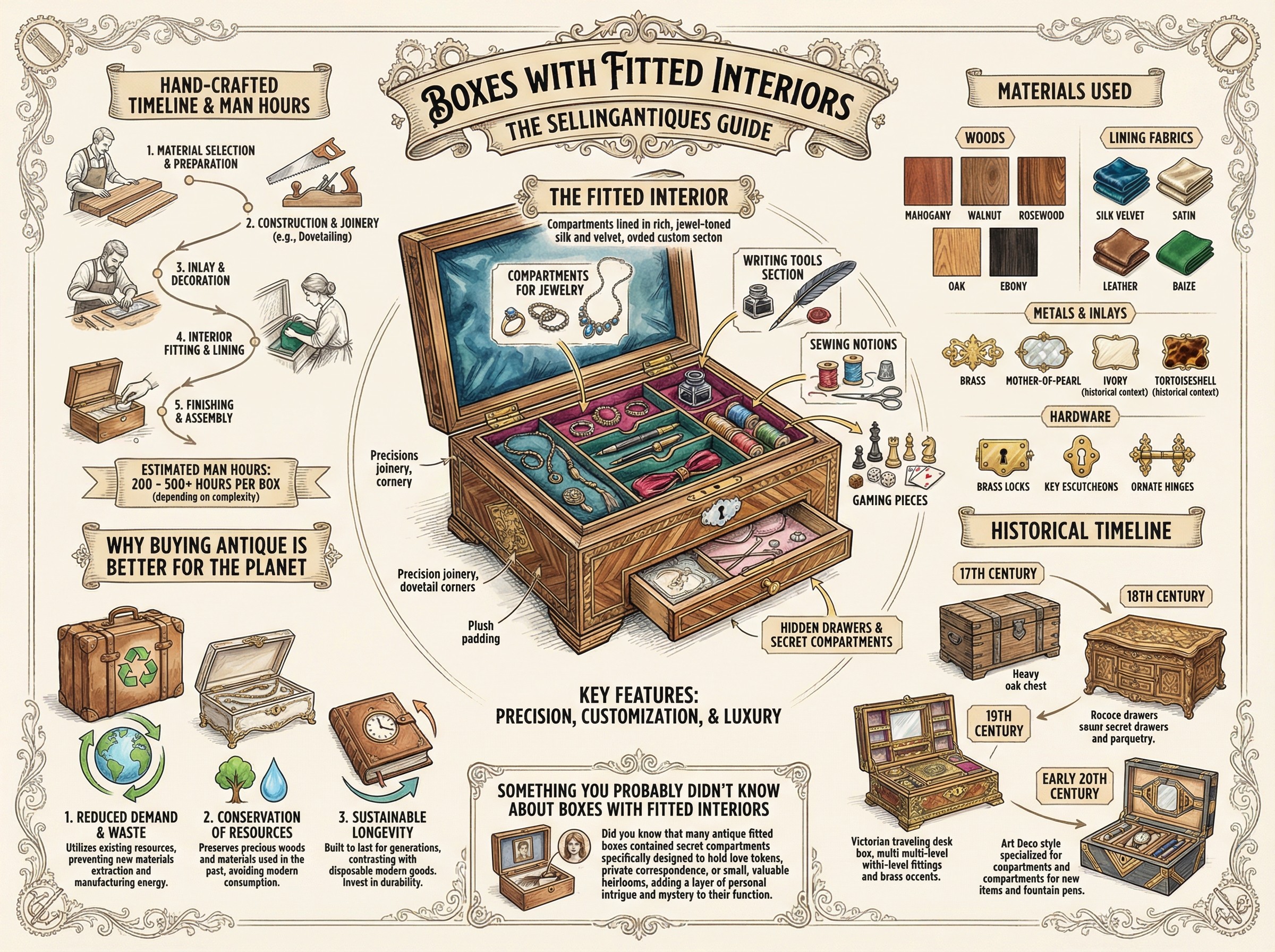 Boxes With Fitted Interiors Guide Infographic