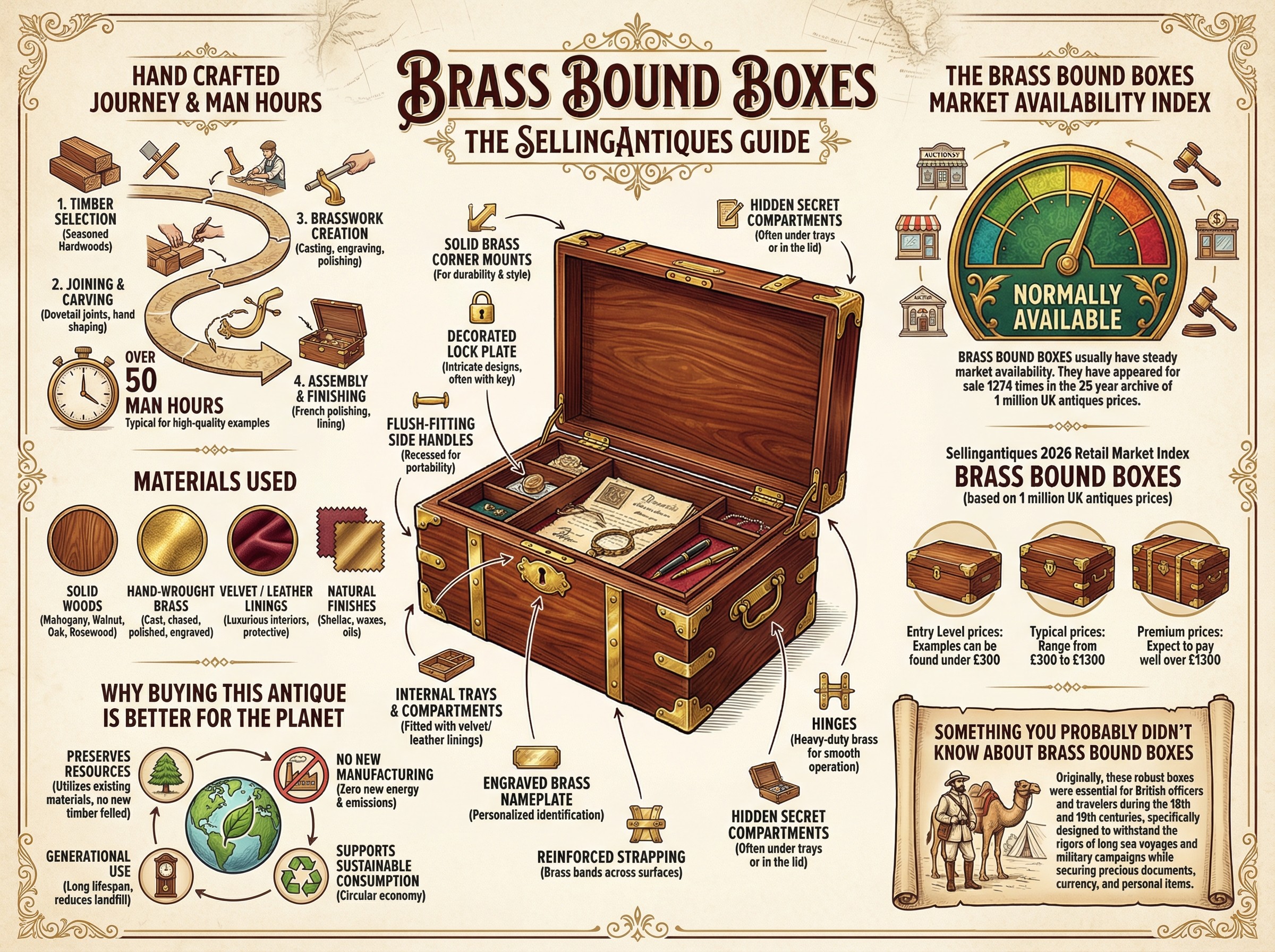 The Sellingantiques Guide to Brass Bound Boxes