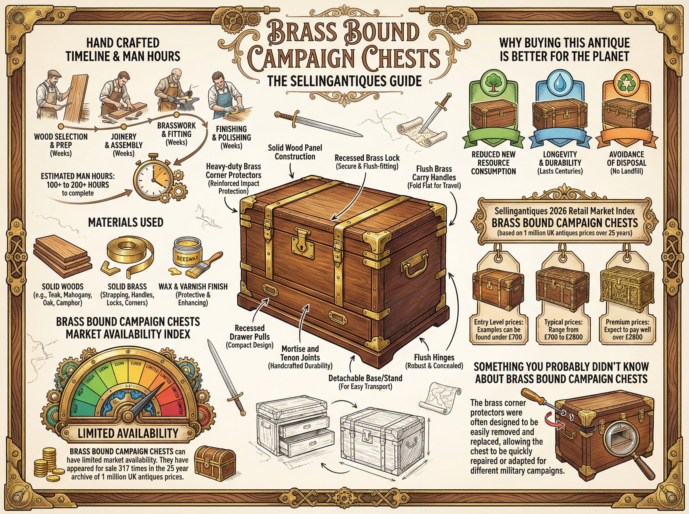 Brass Bound Campaign Chests Guide Infographic