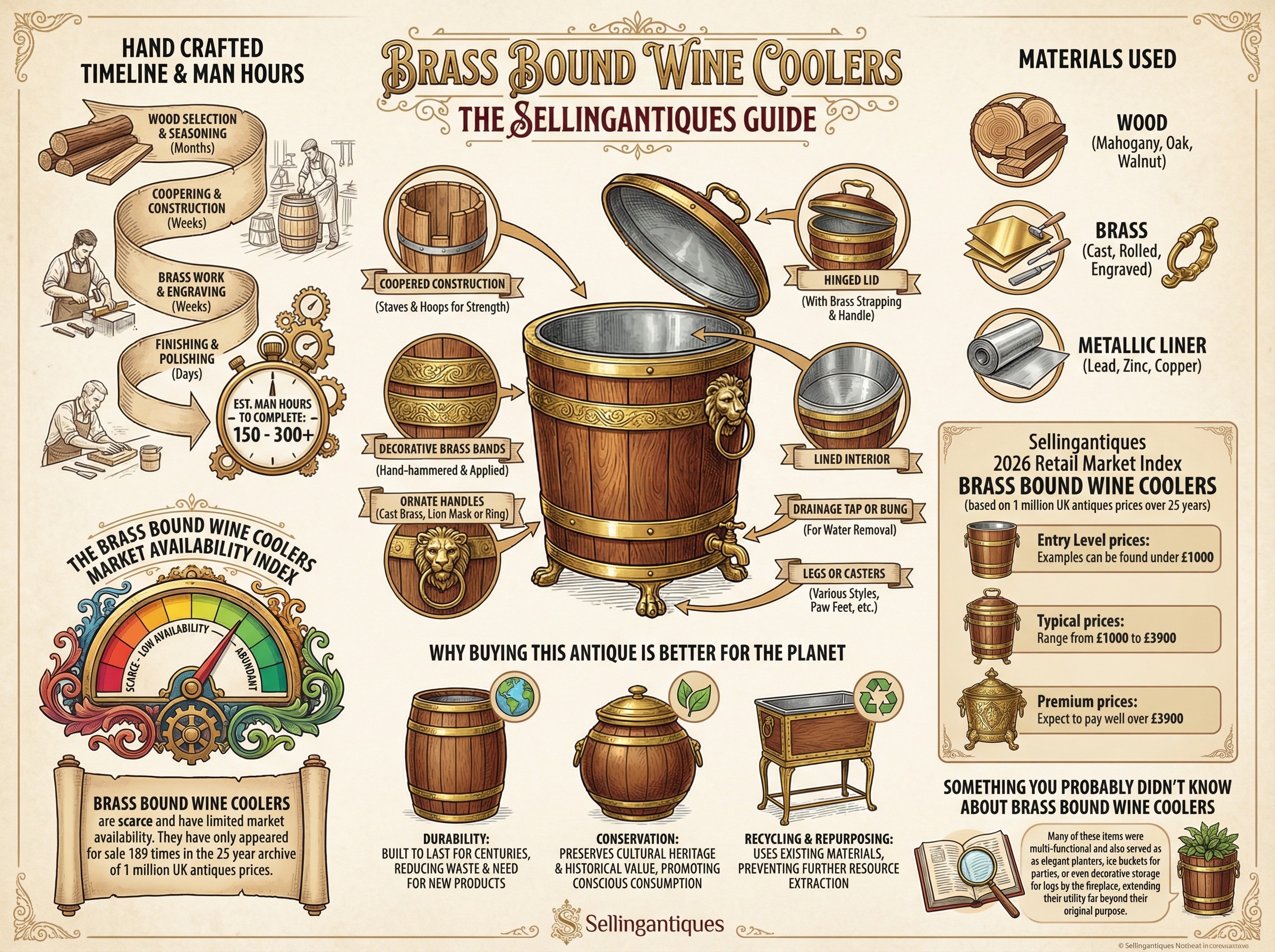 Brass Bound Wine Coolers Guide Infographic