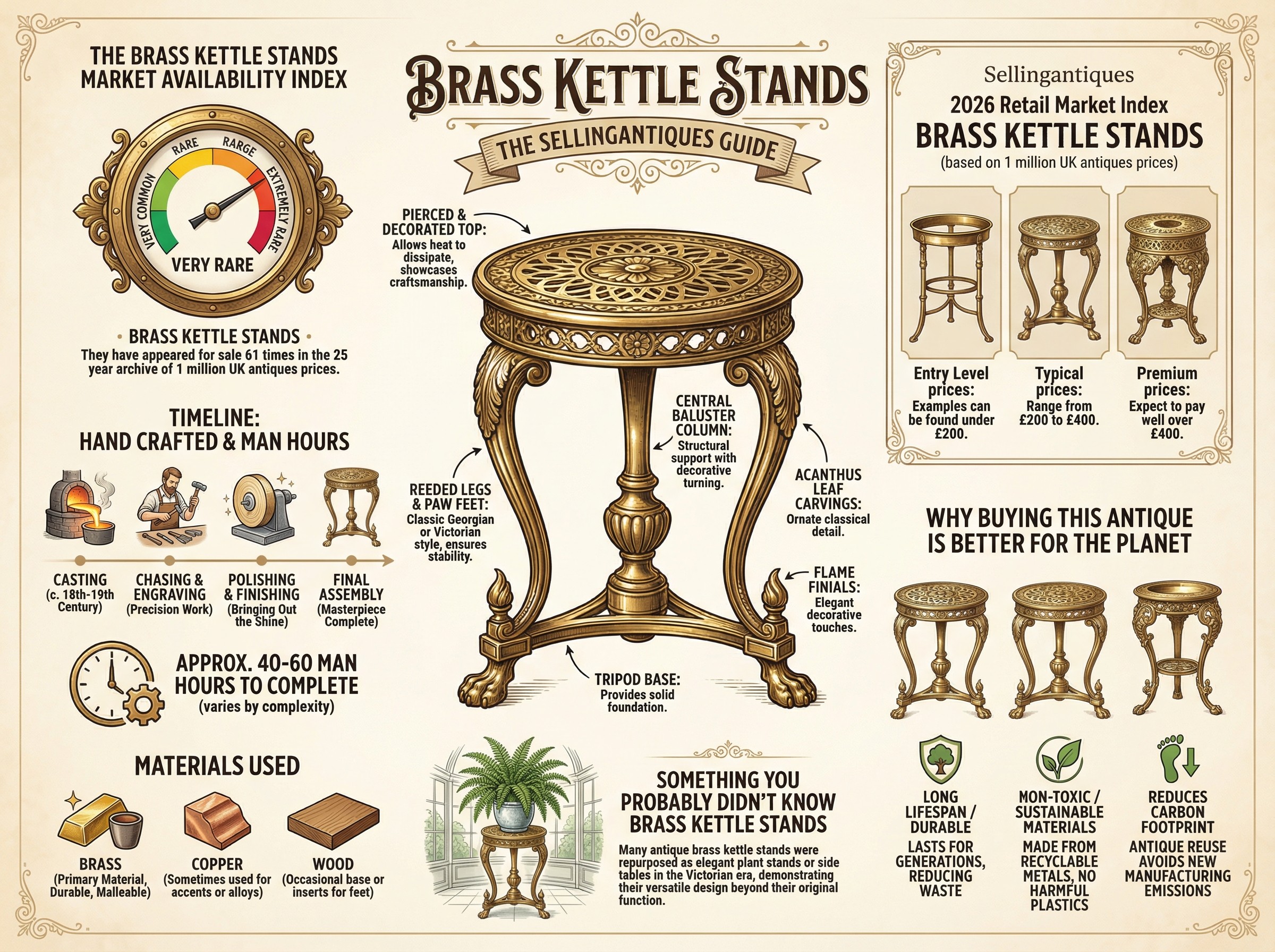 Brass Kettle Stands Guide Infographic