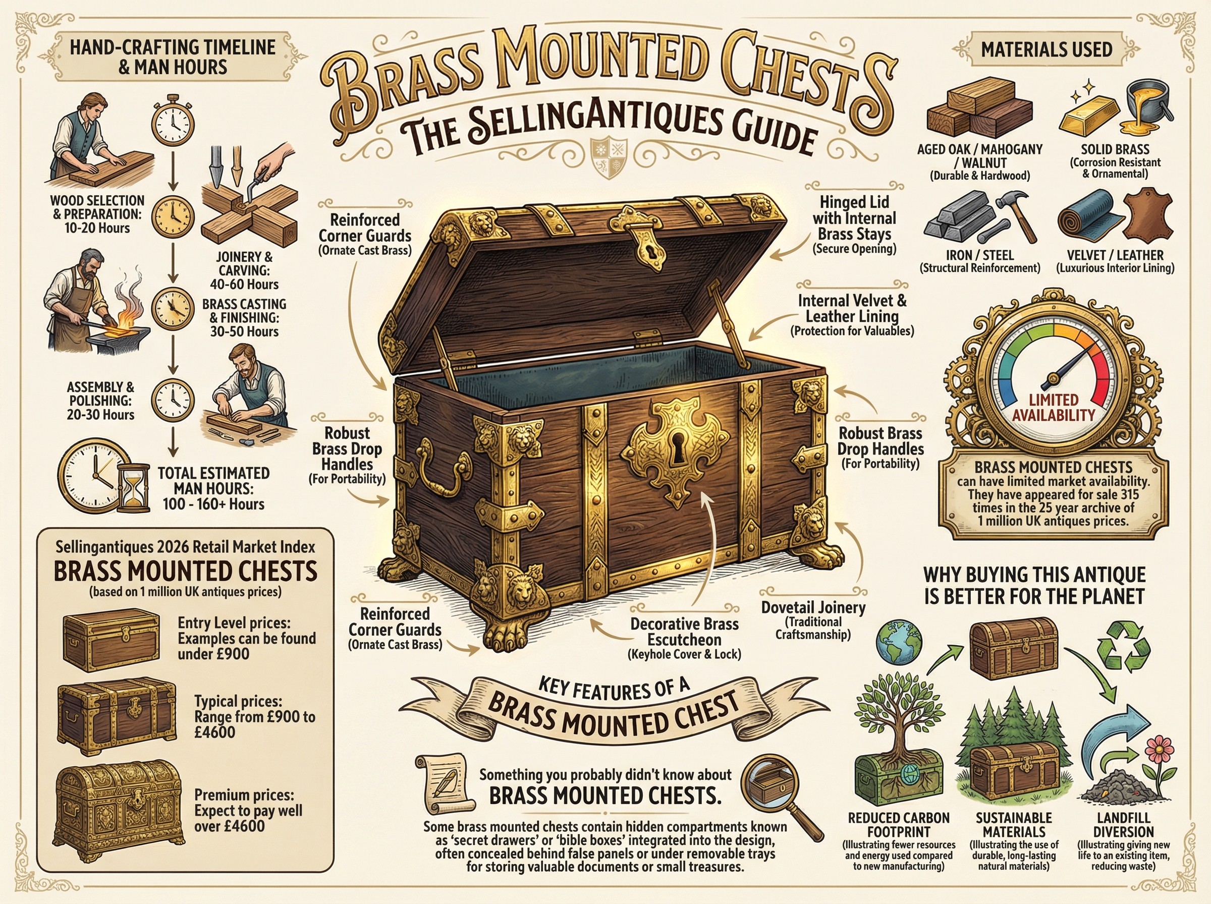 Brass Mounted Chests Guide Infographic