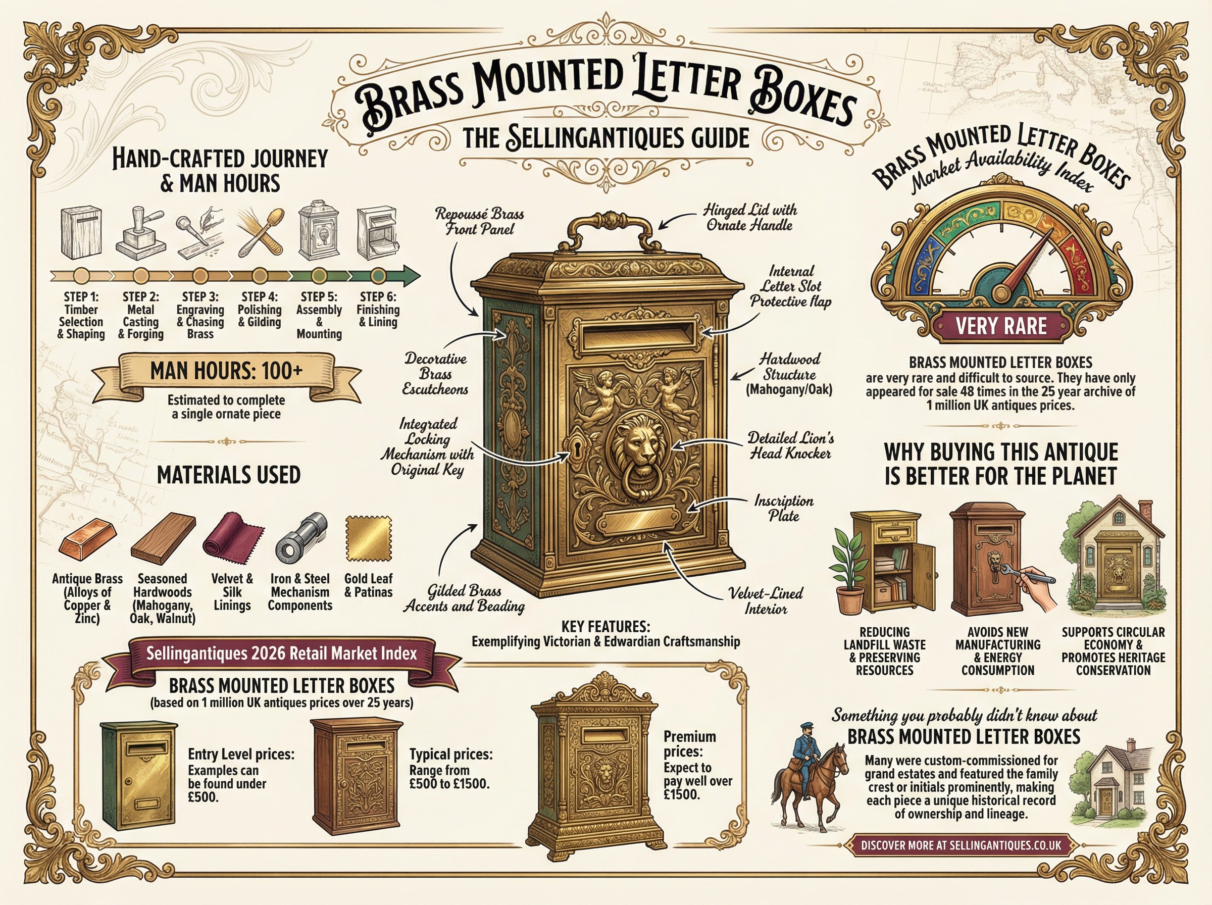 Brass Mounted Letter Boxes Guide Infographic