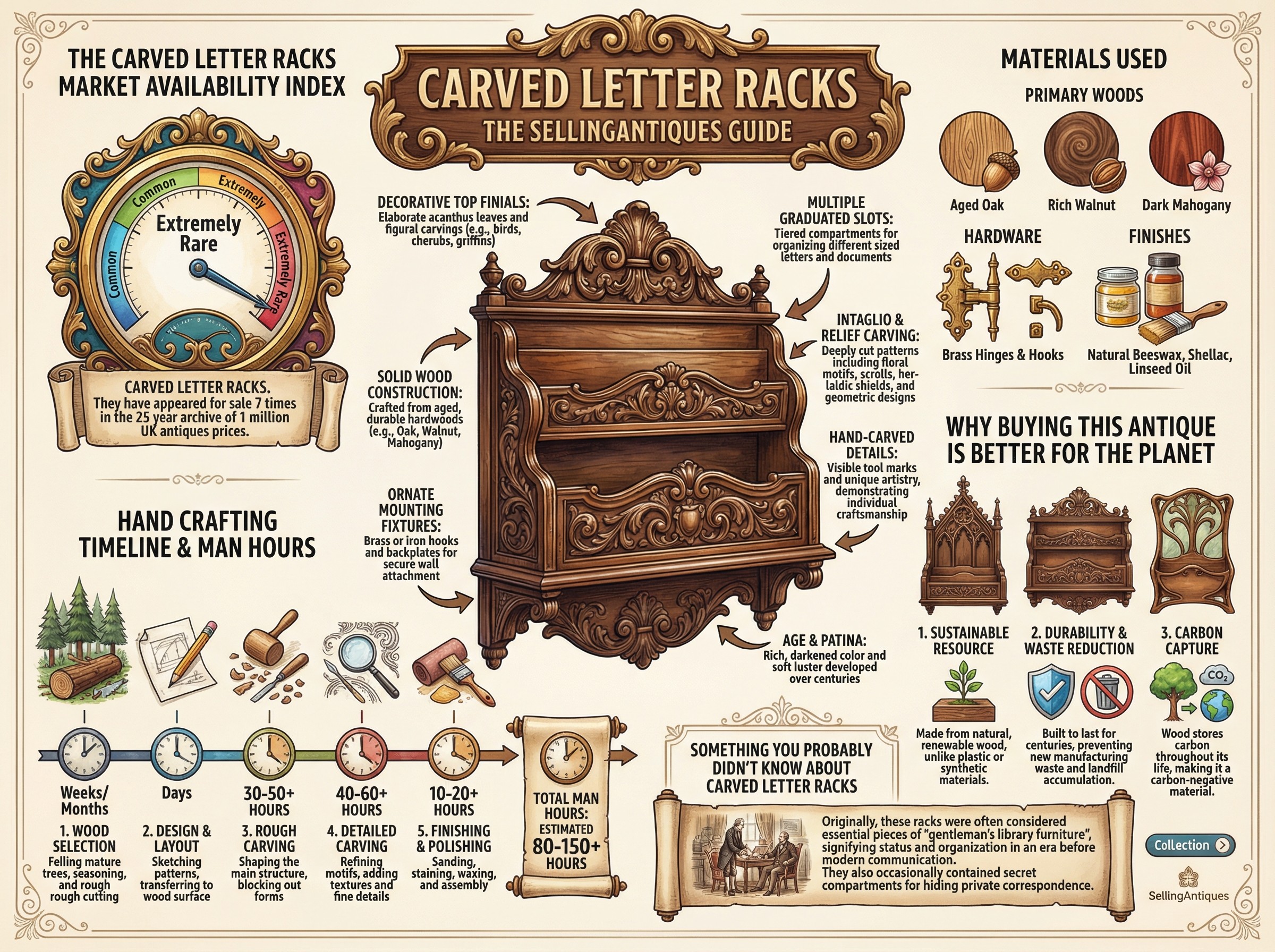 Carved Letter Racks Guide Infographic