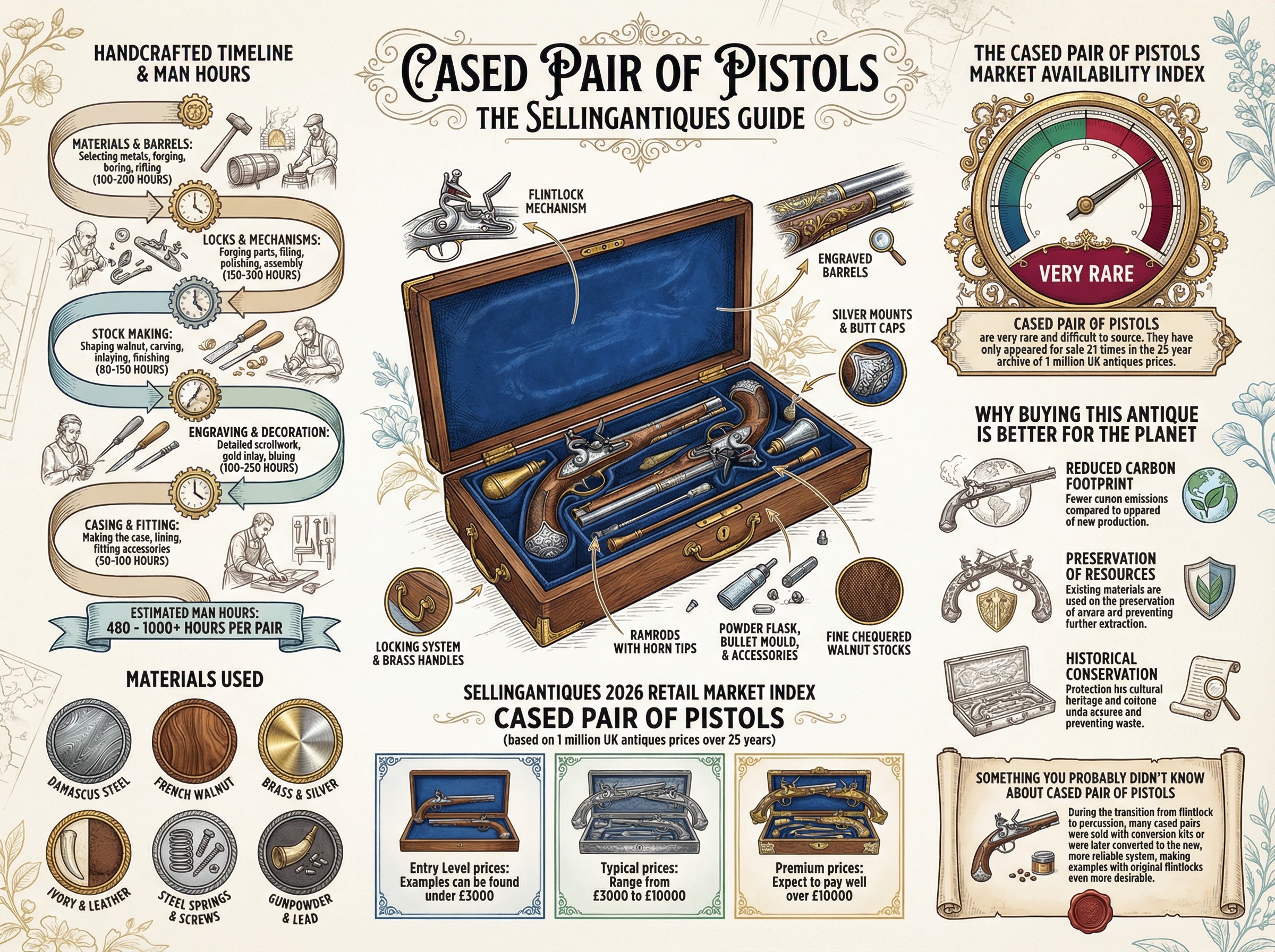 Cased Pair Of Pistols Guide Infographic