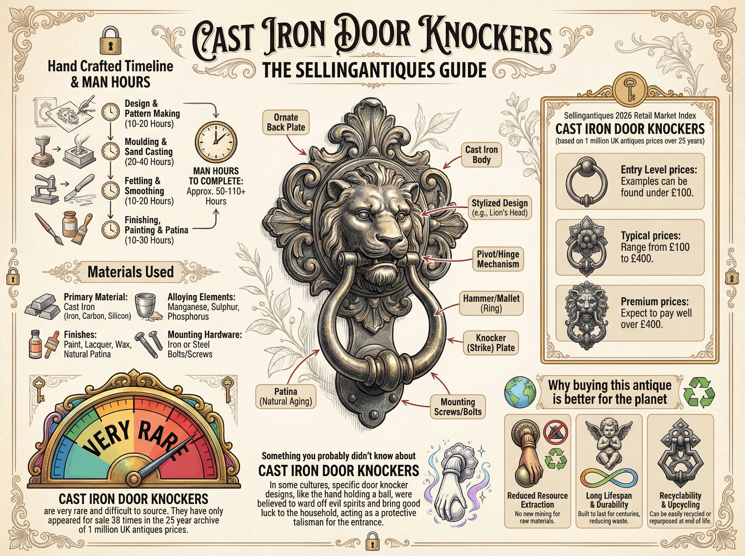Cast Iron Door Knockers Guide Infographic