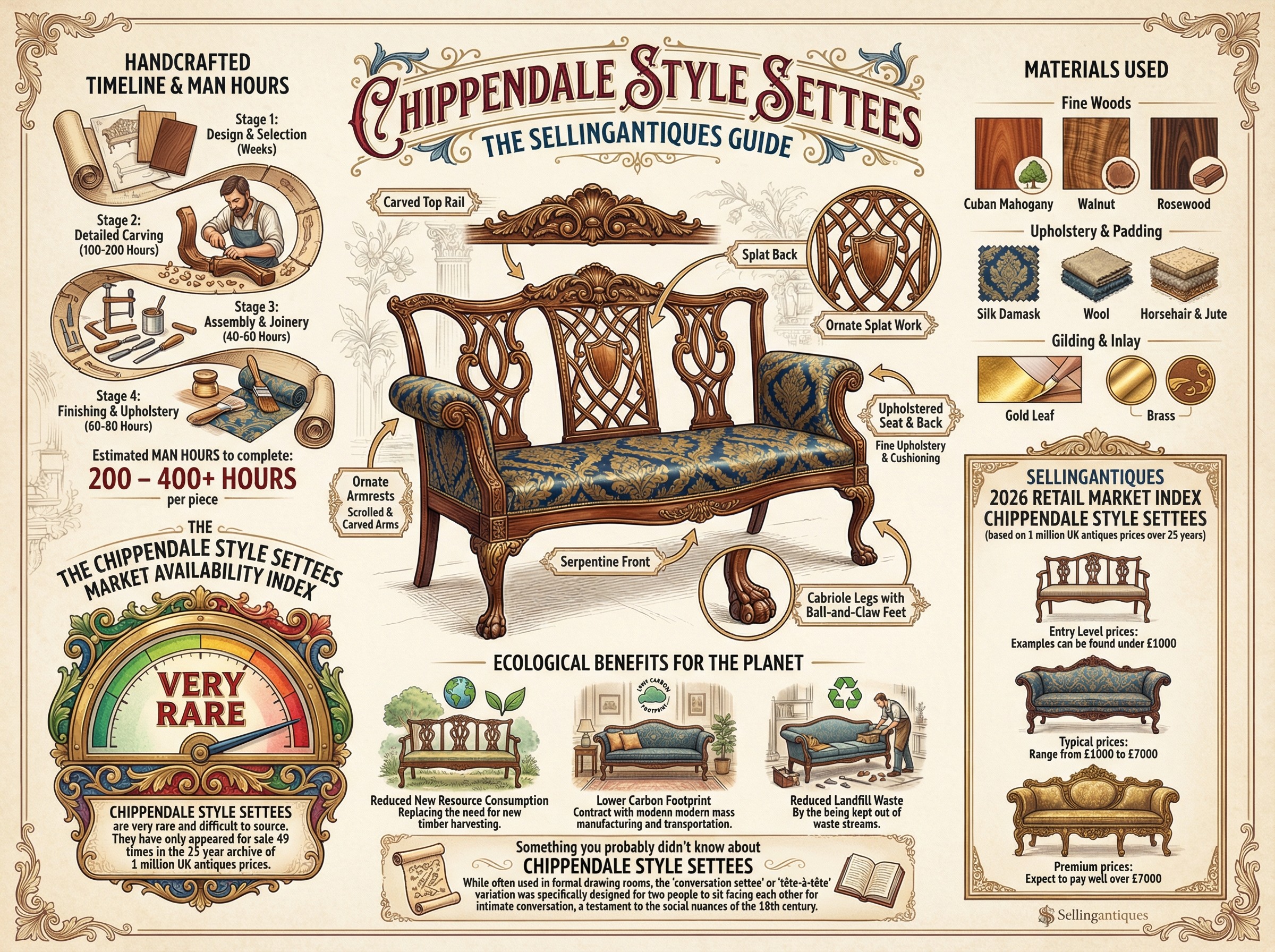 Setee Definition The Sellingantiques Guide to Chippendale Style Settees
