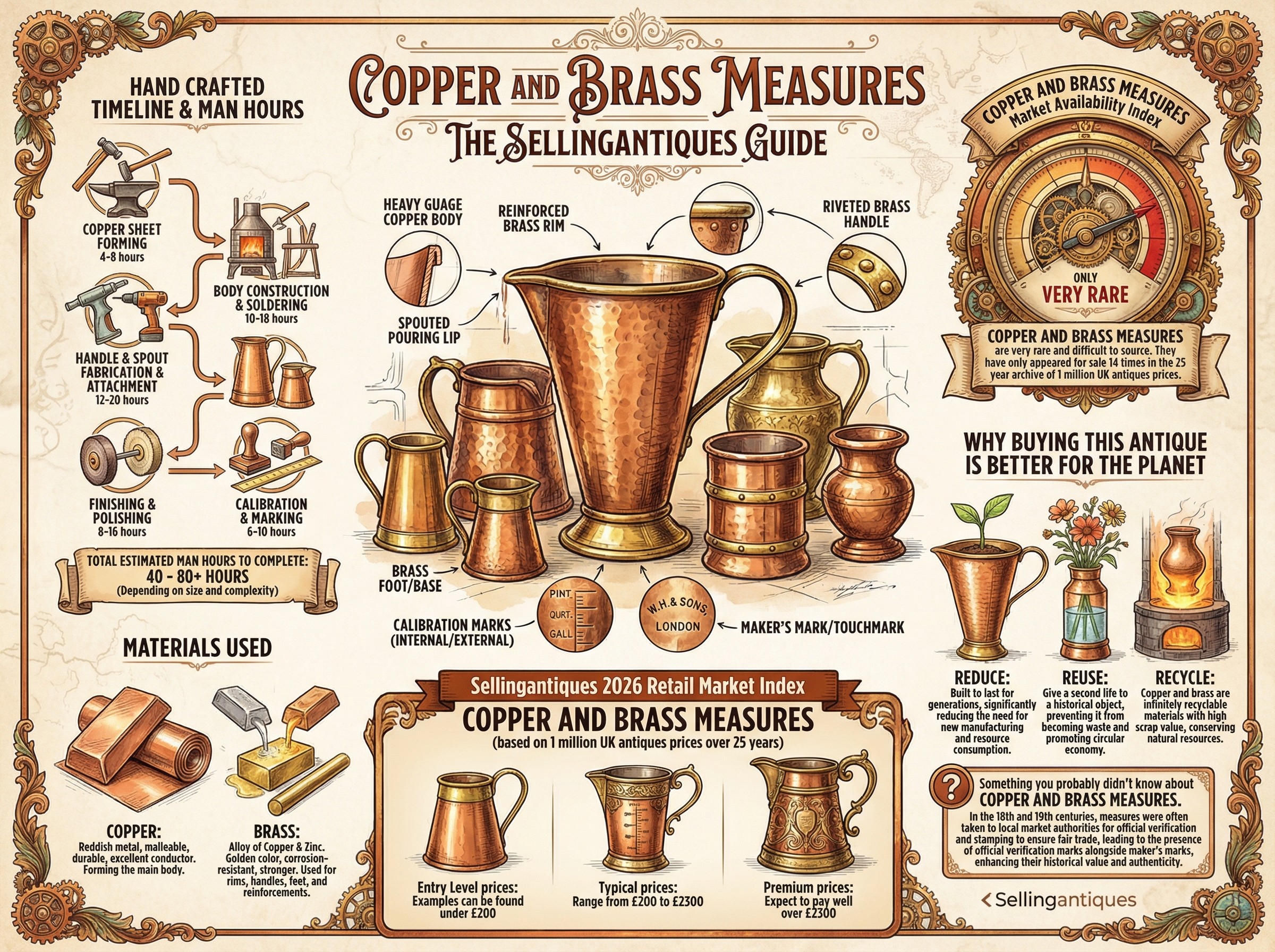 Copper And Brass Measures Guide Infographic