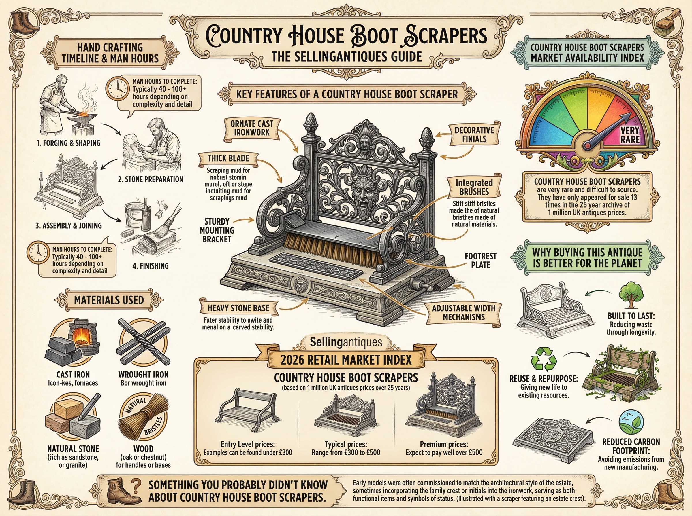 Country House Boot Scrapers Guide Infographic