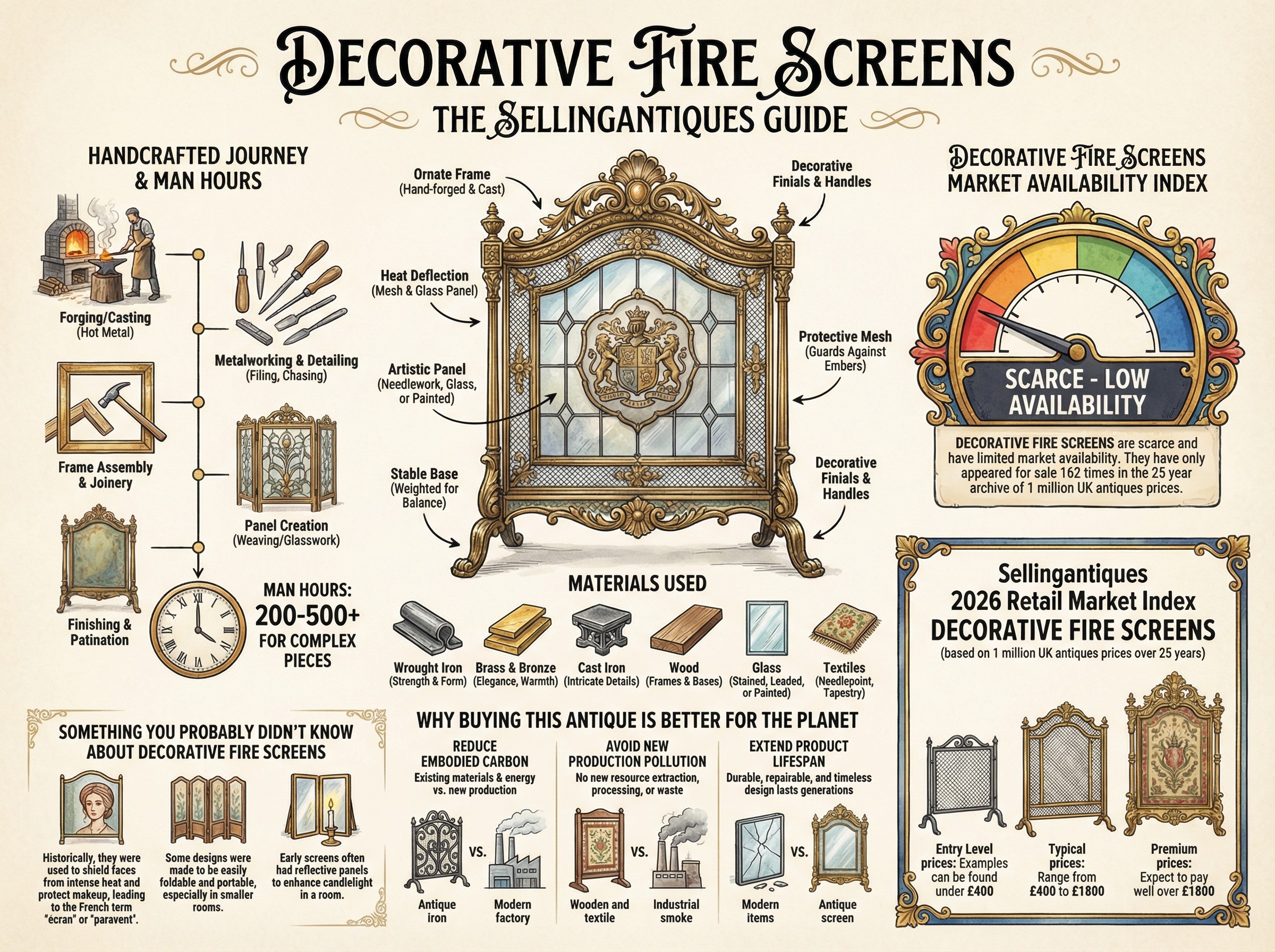 Decorative Fire Screens Guide Infographic