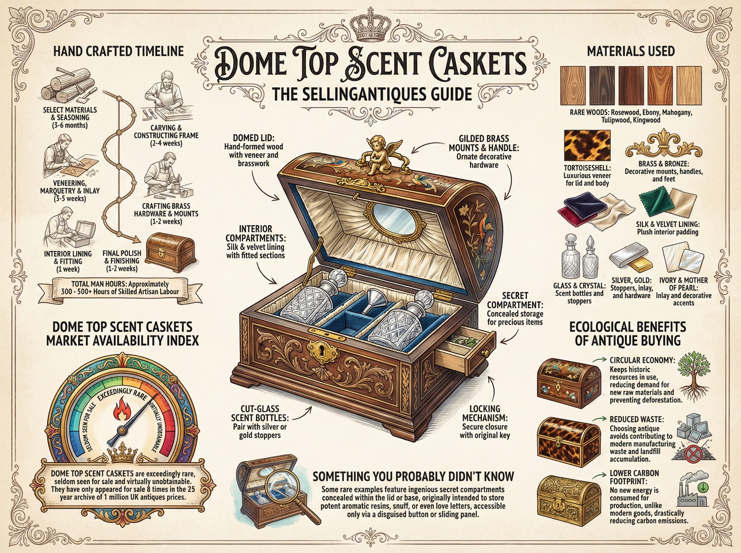Dome Top Scent Caskets Guide Infographic