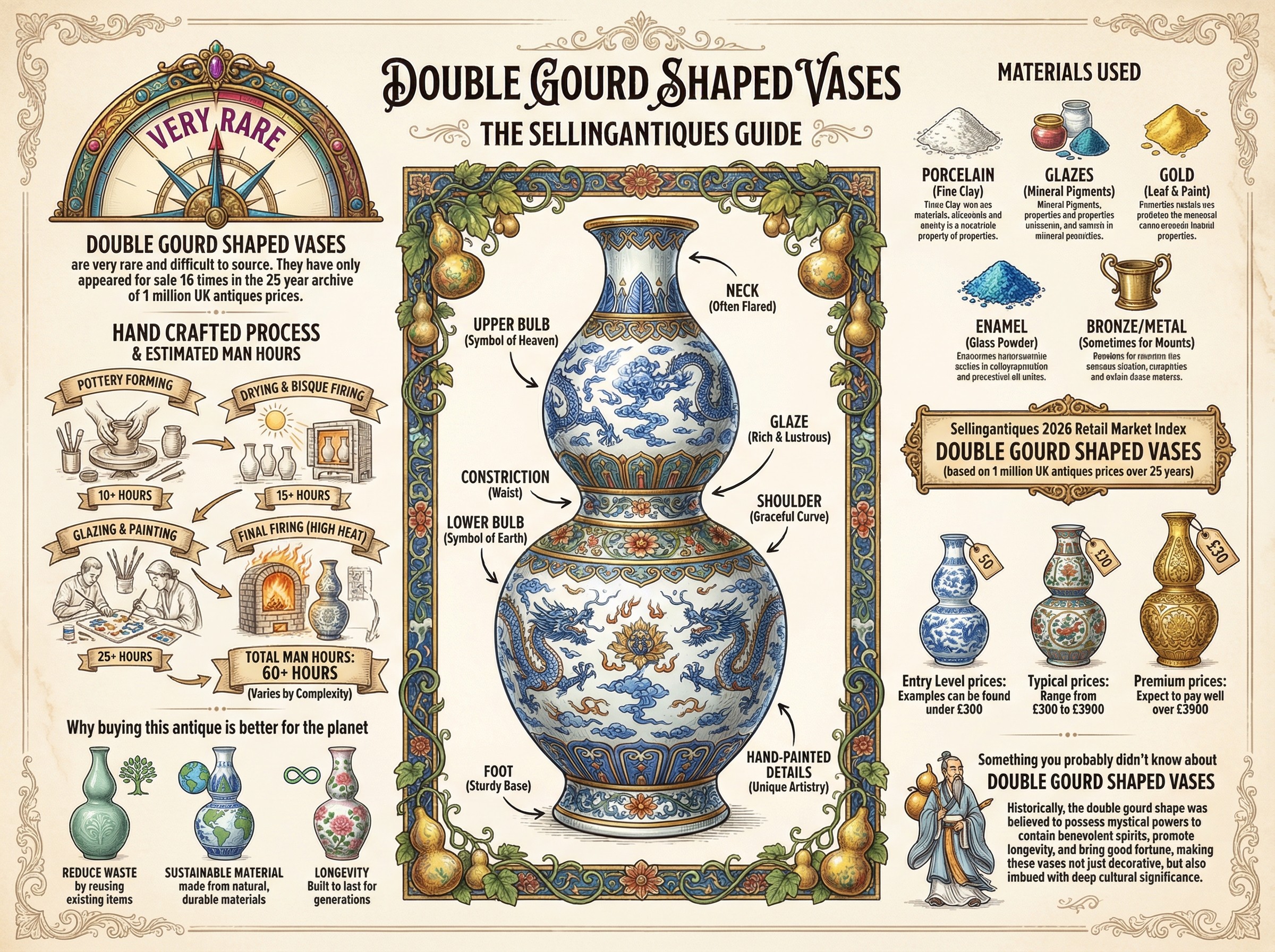 Vase Guide The Sellingantiques Guide to Double Gourd Shaped Vases