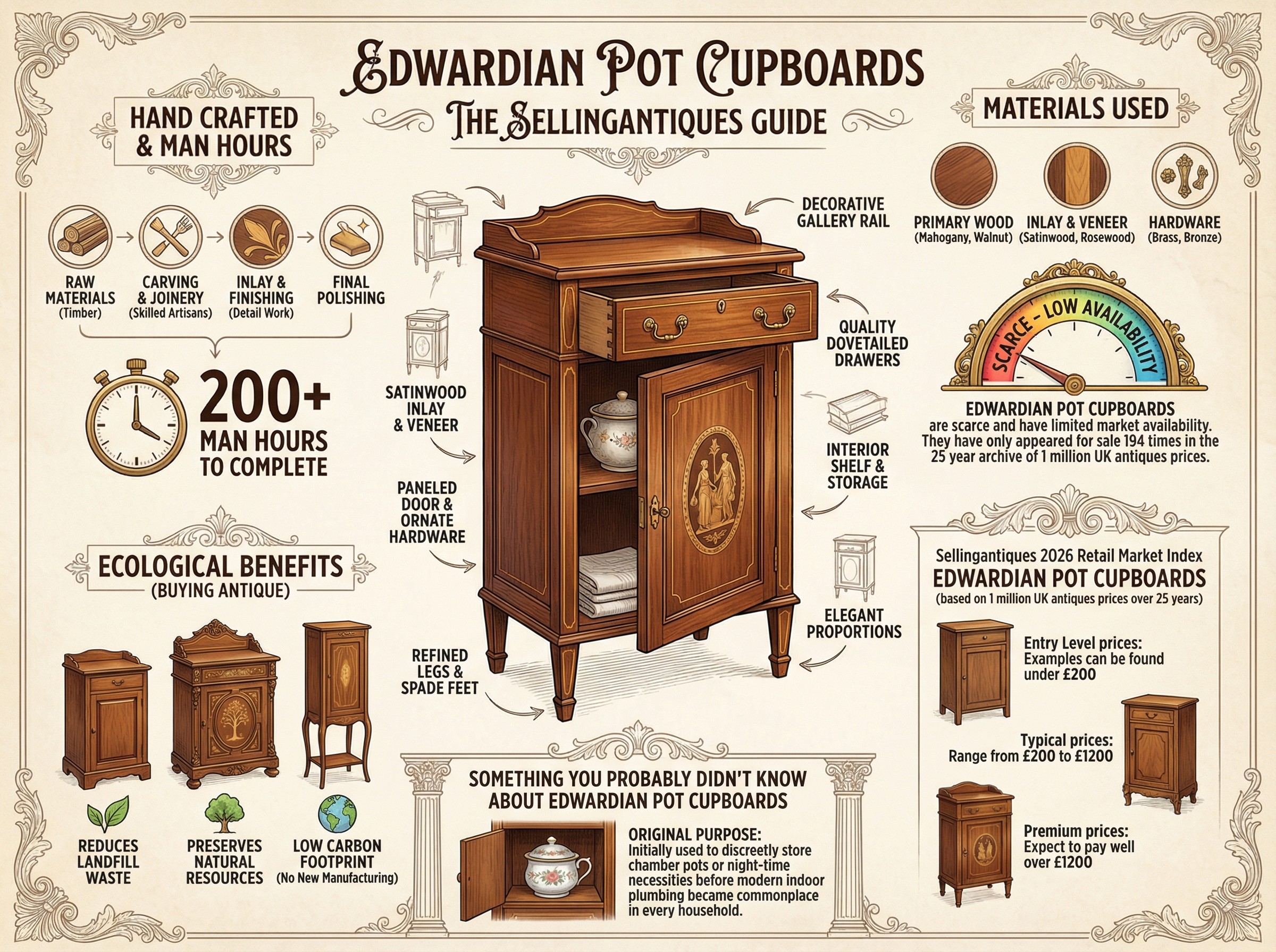 Edwardian Pot Cupboards Guide Infographic