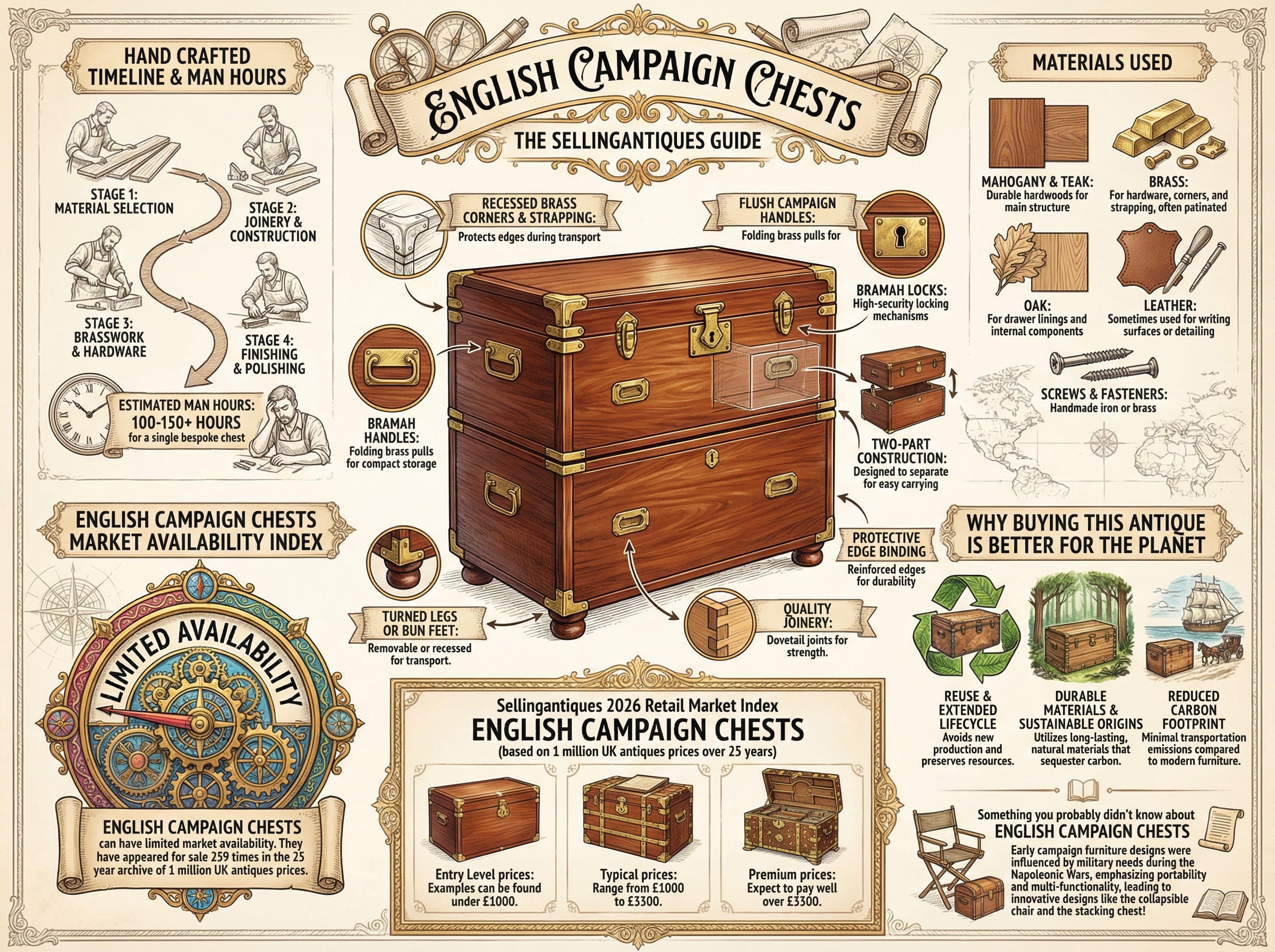English Campaign Chests Guide Infographic