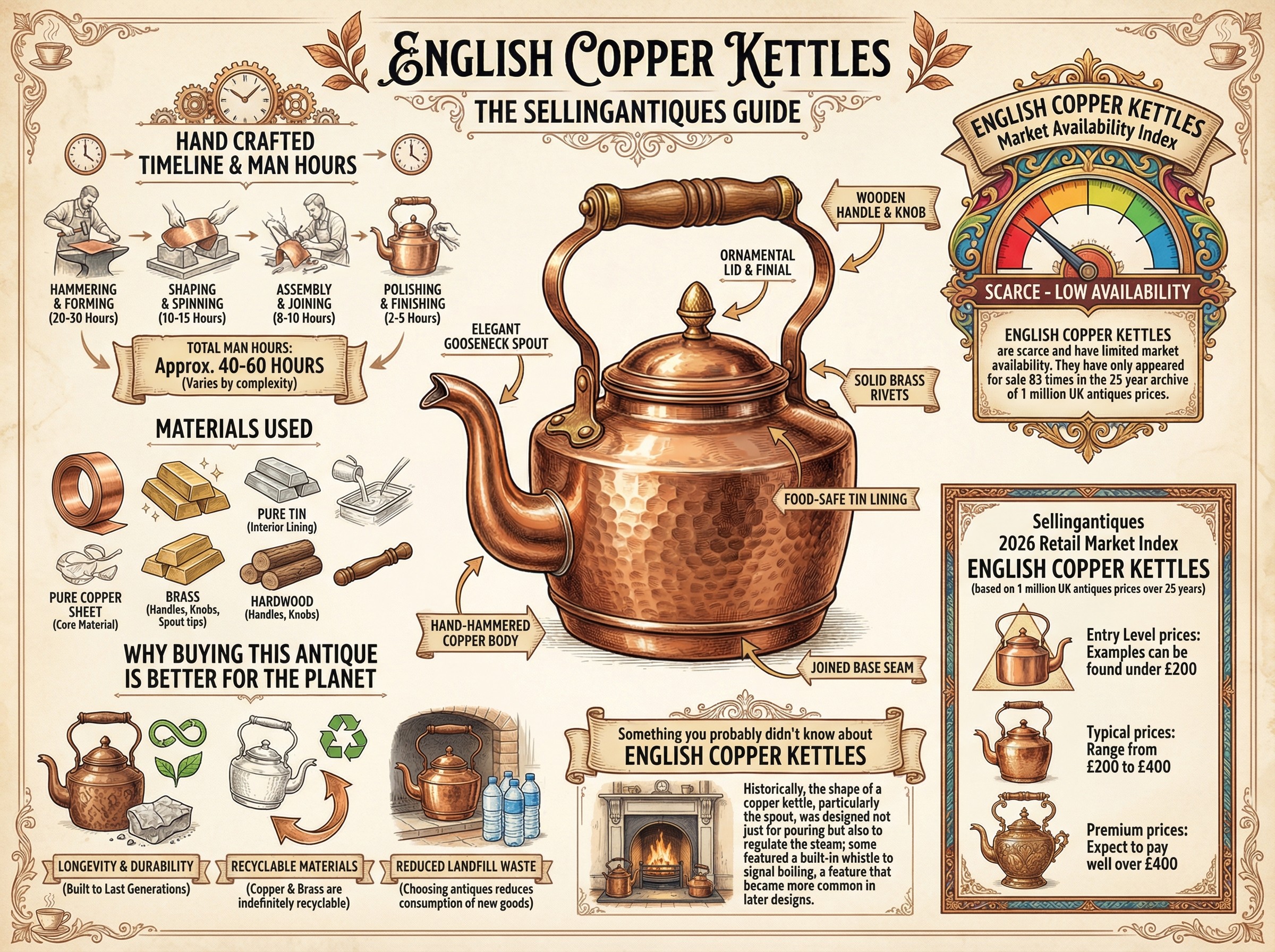 English Copper Kettles Guide Infographic
