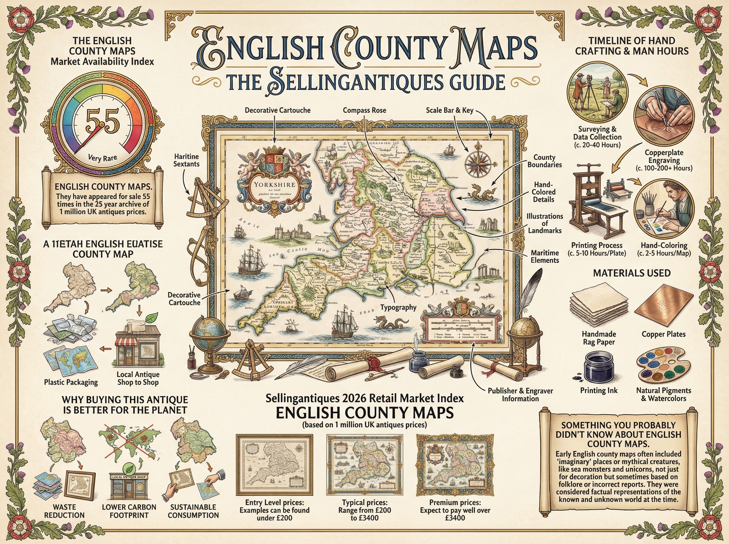 English County Maps Guide Infographic