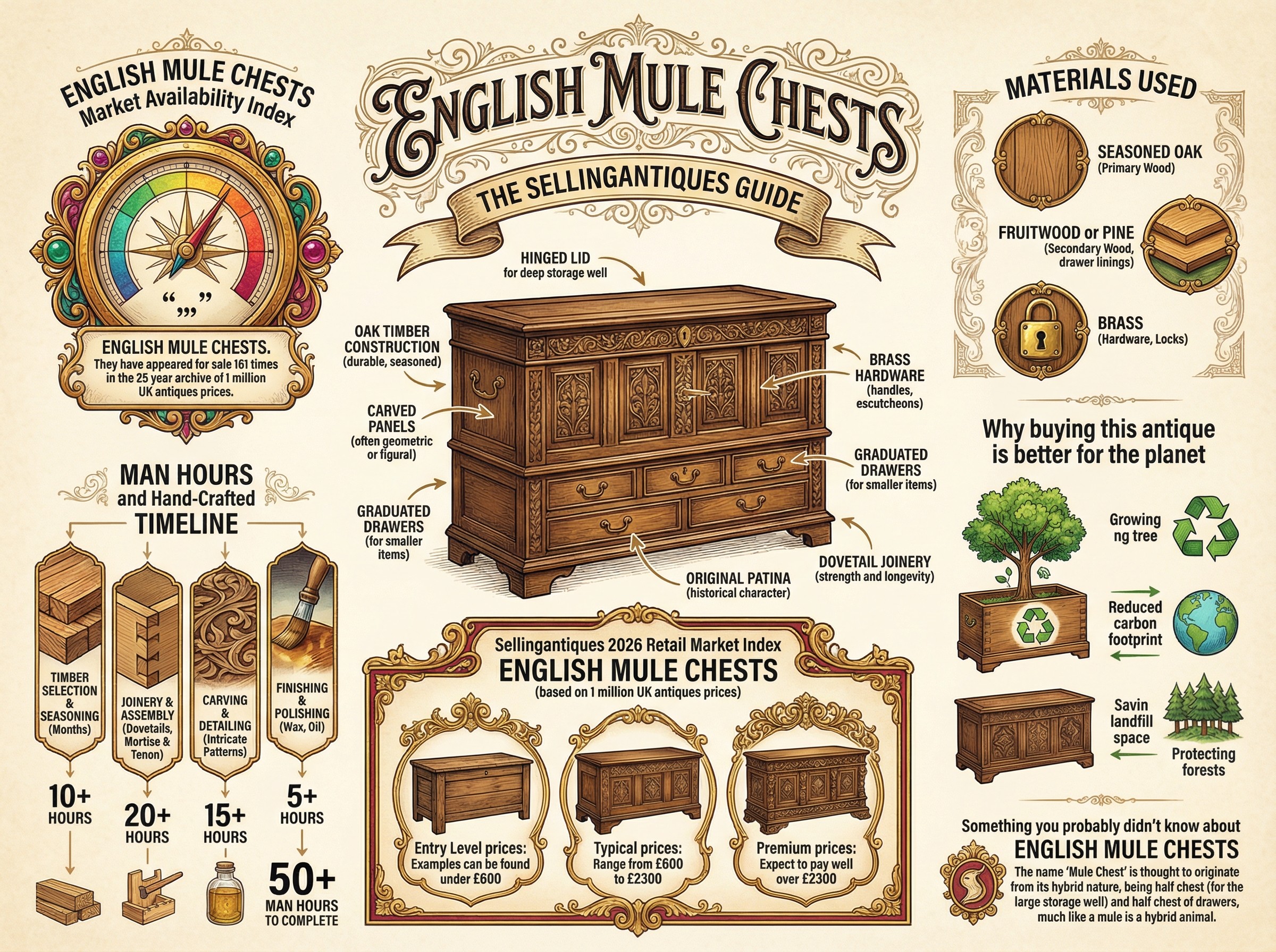 English Mule Chests Guide Infographic