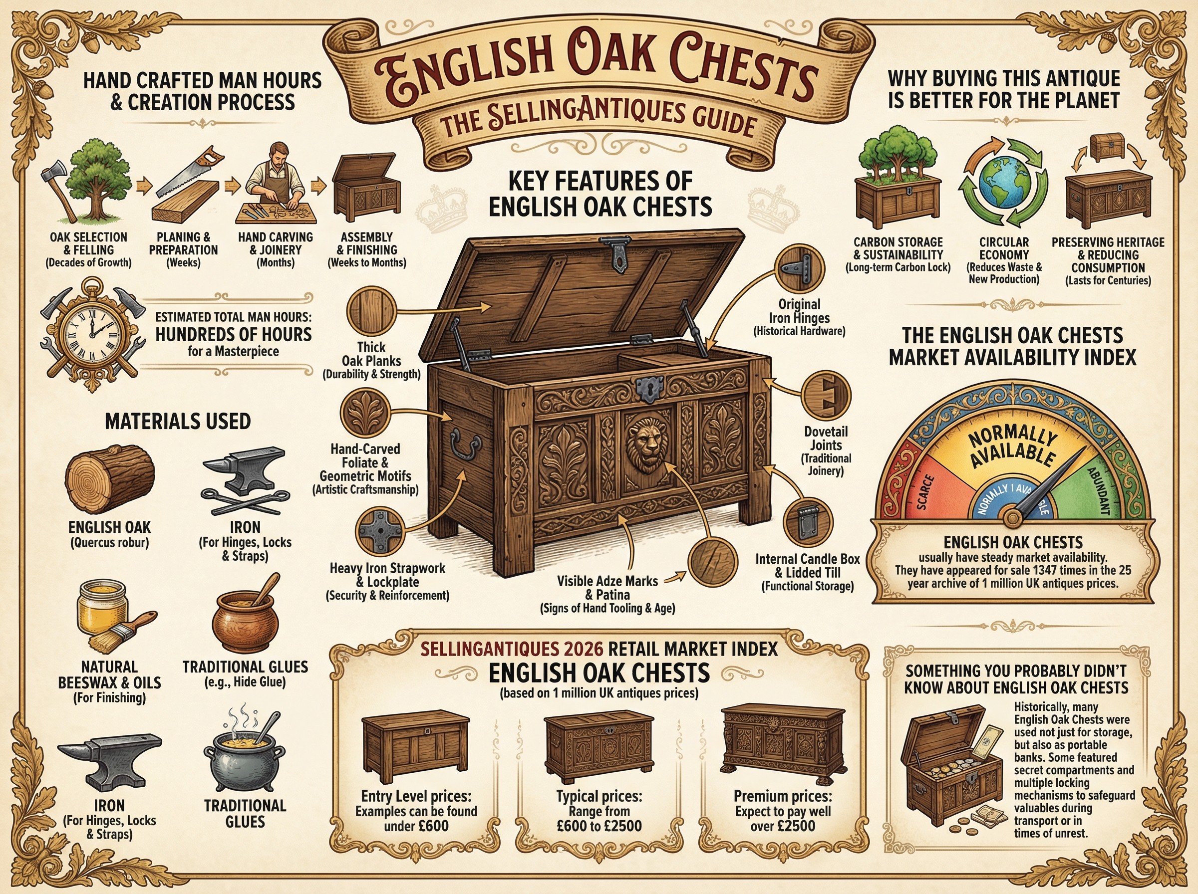 The Sellingantiques Guide to English Oak Chests