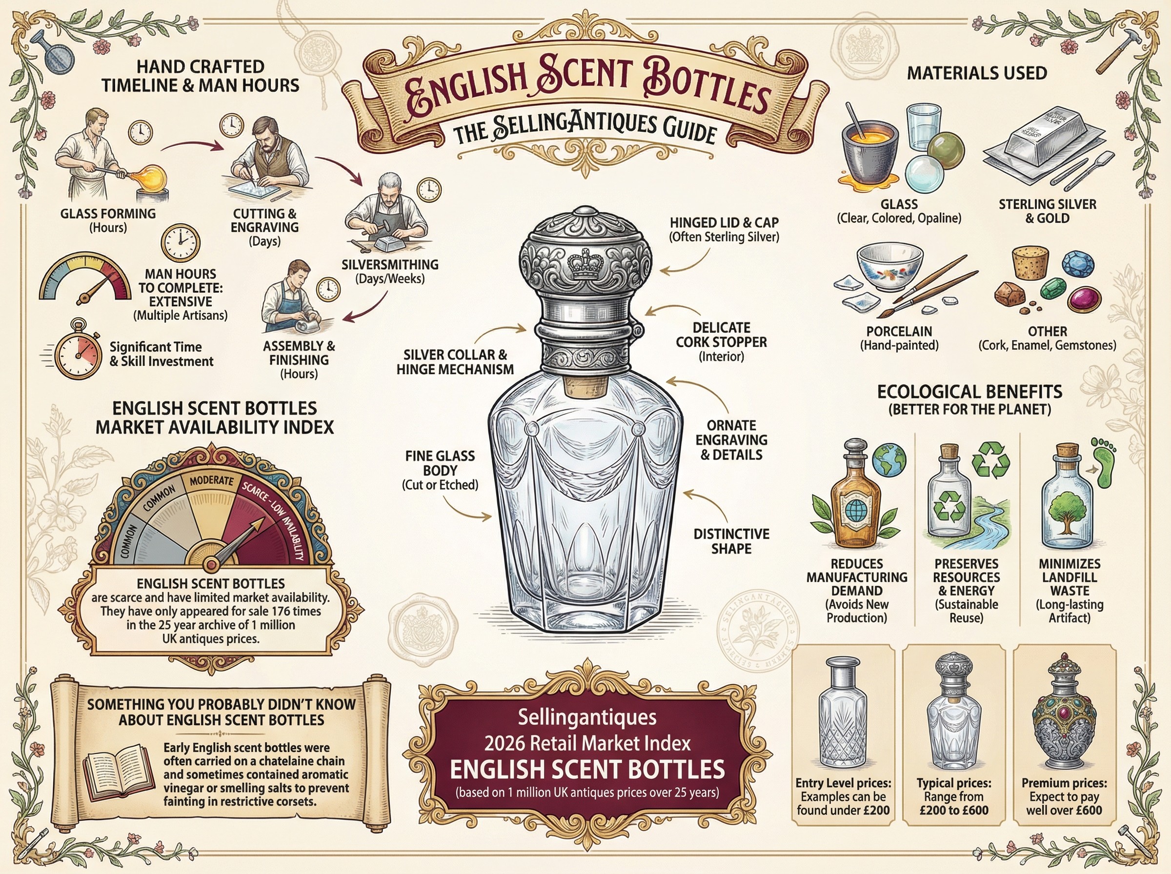 English Scent Bottles Guide Infographic