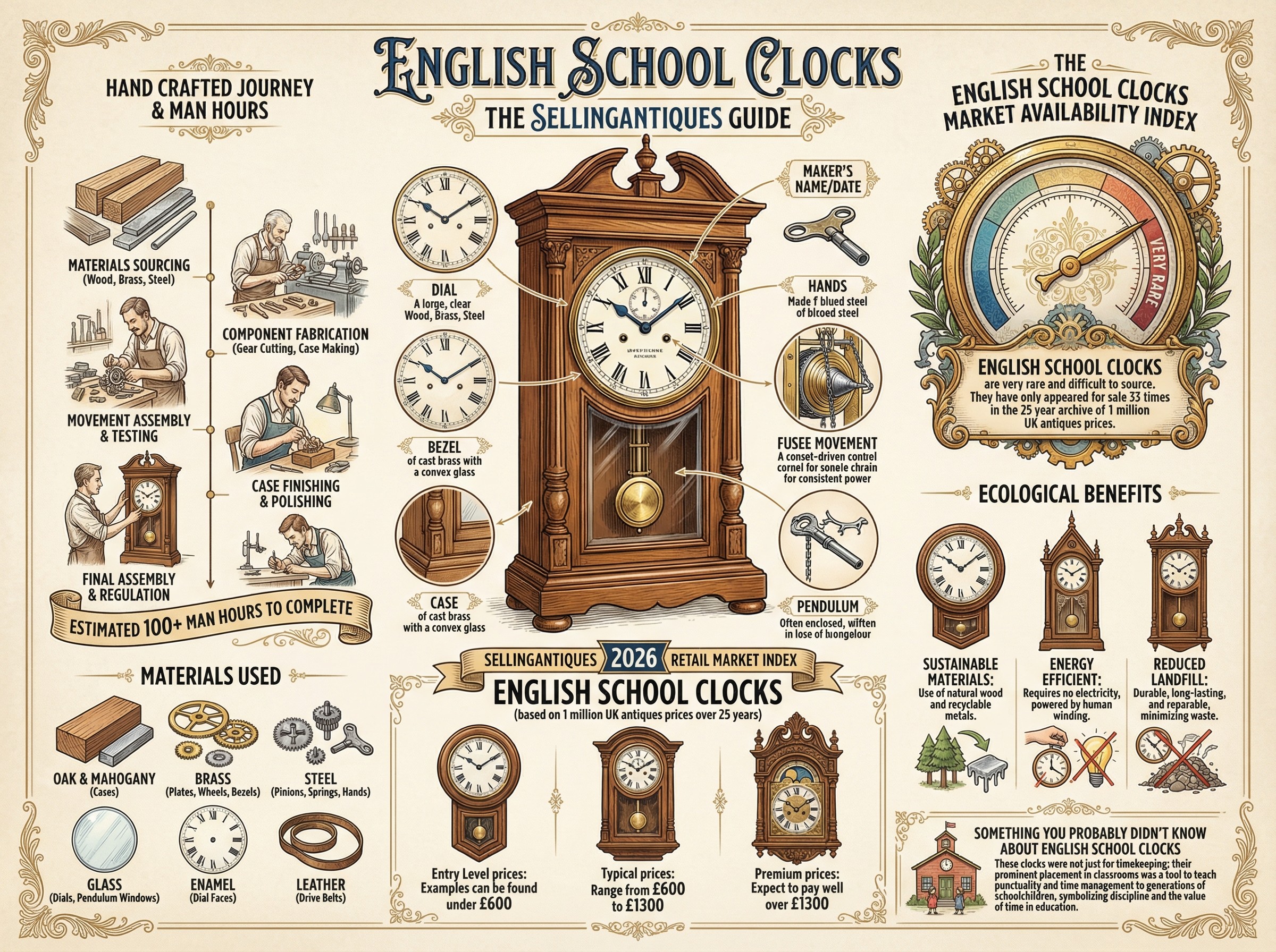 The Sellingantiques Guide to English School Clocks