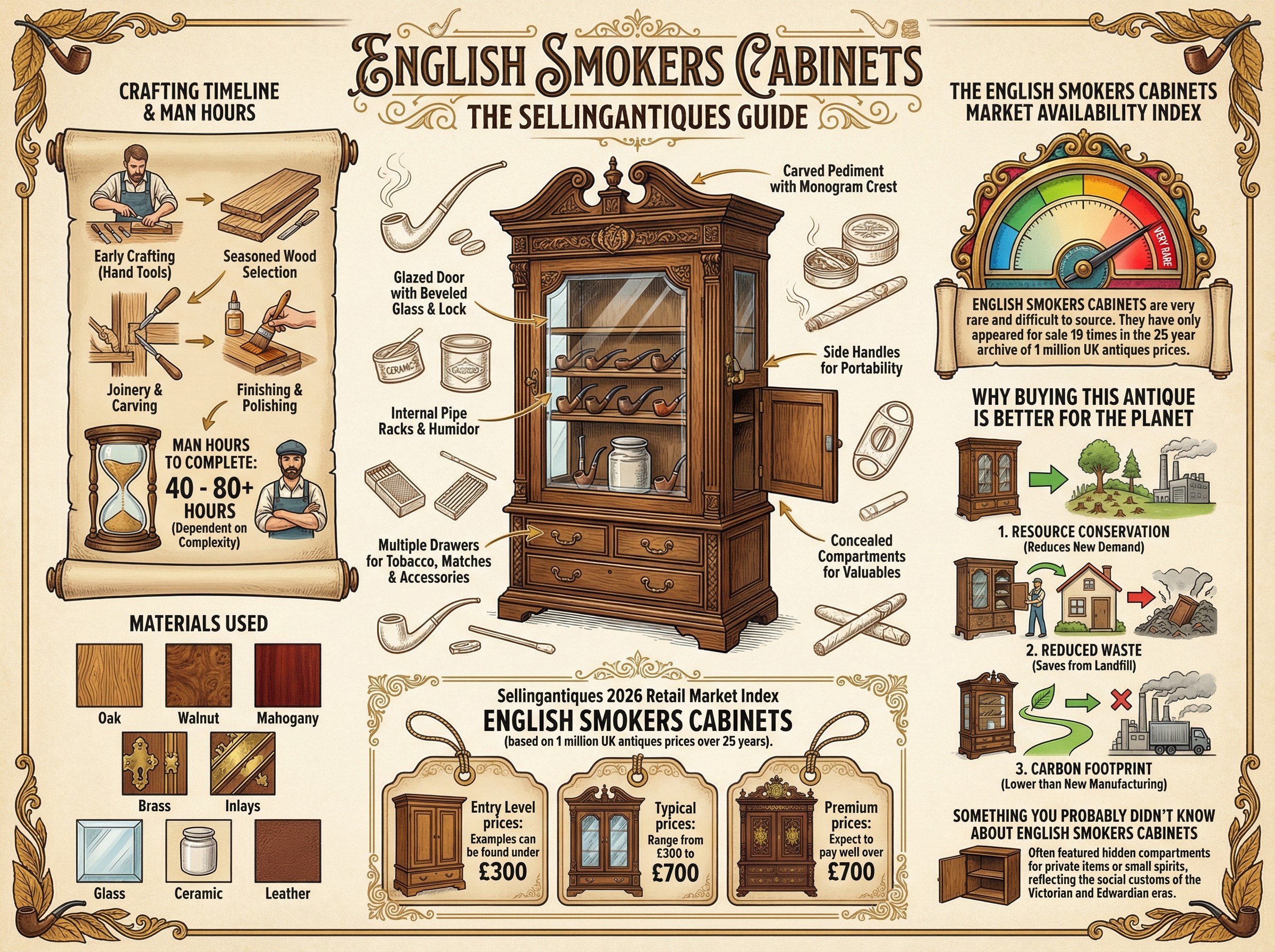 English Smokers Cabinets Guide Infographic