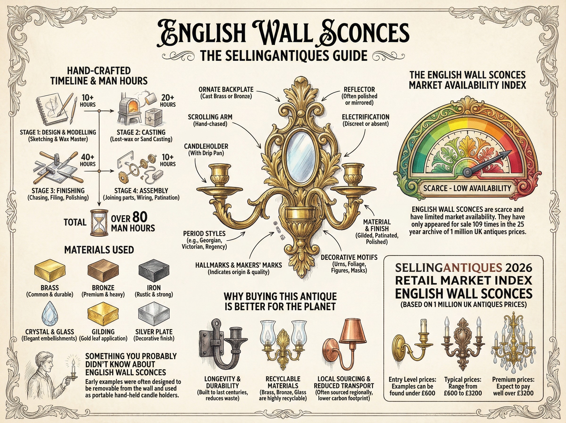 English Wall Sconces Guide Infographic