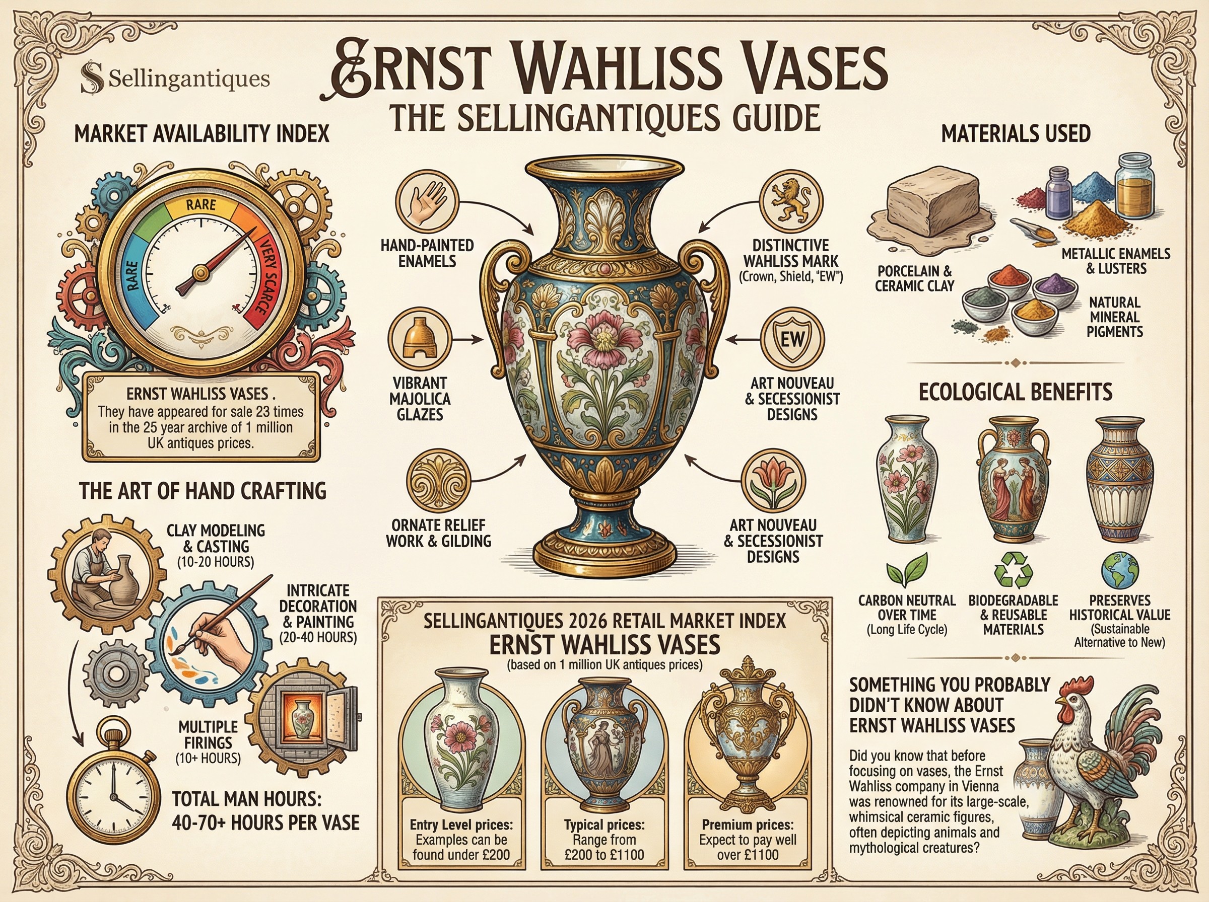 Ernst Wahliss Vases Guide Infographic