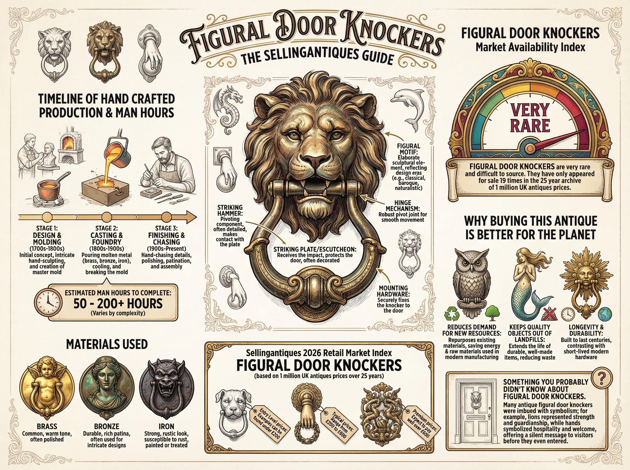 Figural Door Knockers Guide Infographic