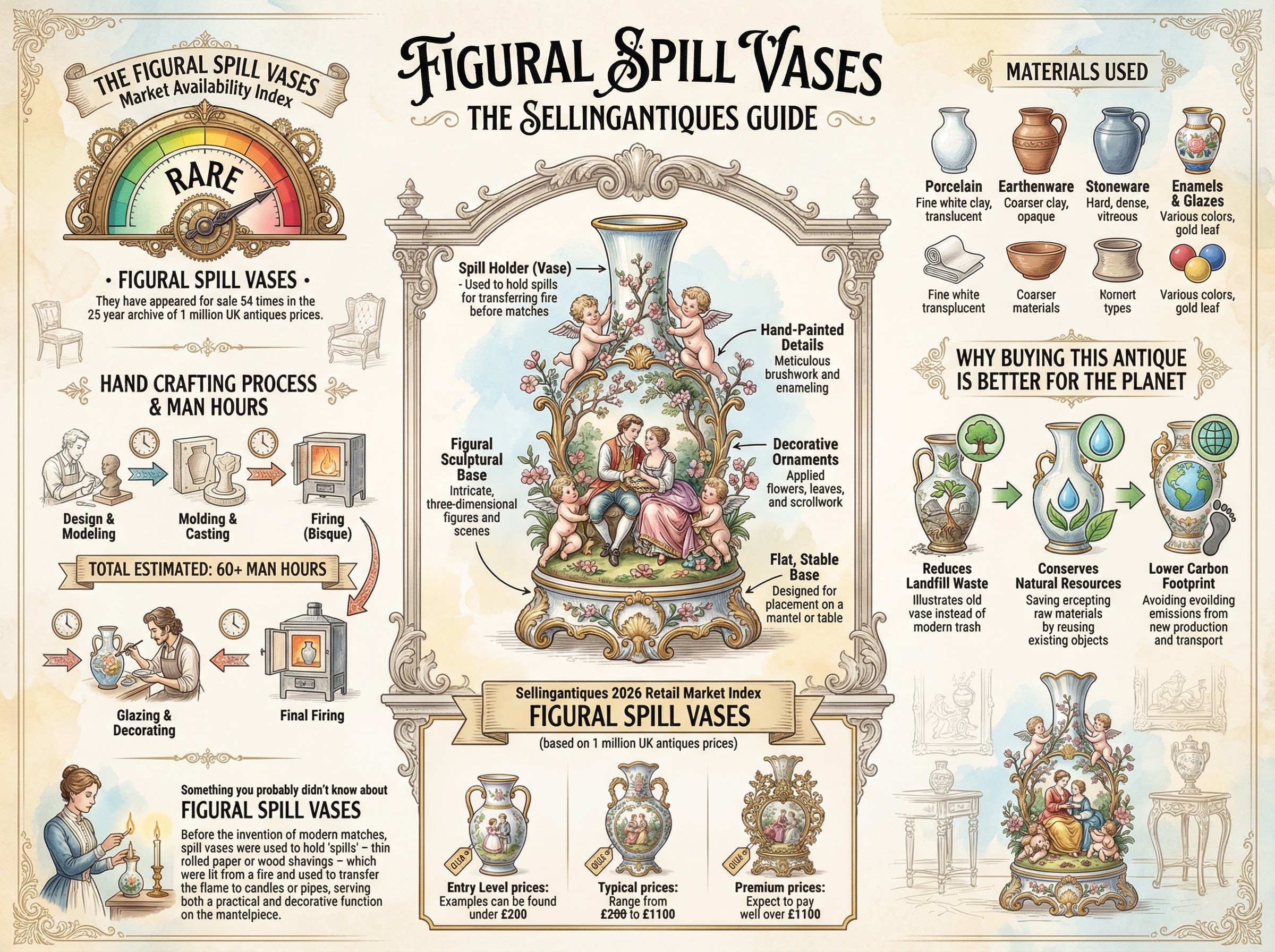 Figural Spill Vases Guide Infographic