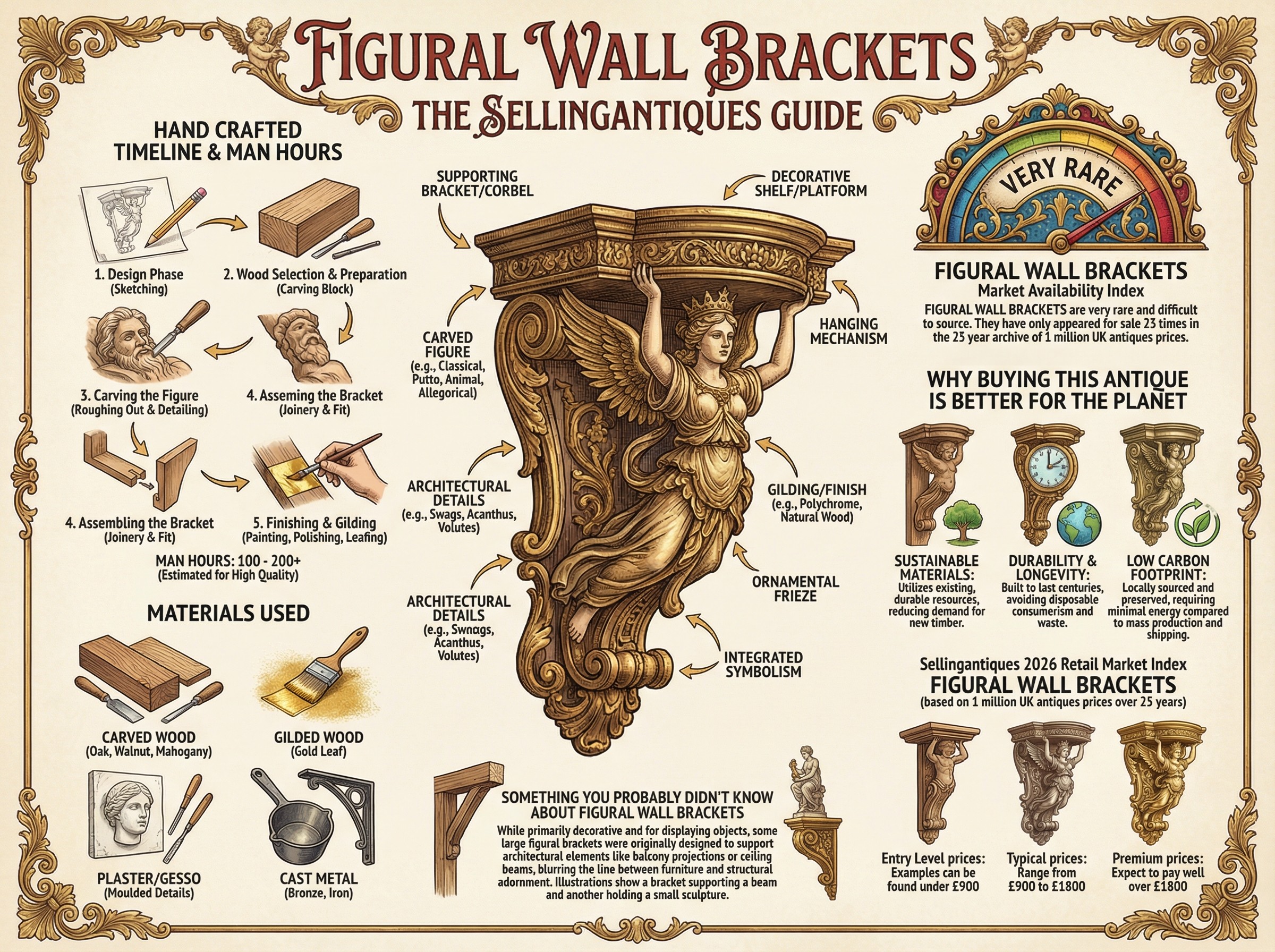 Figural Wall Brackets Guide Infographic