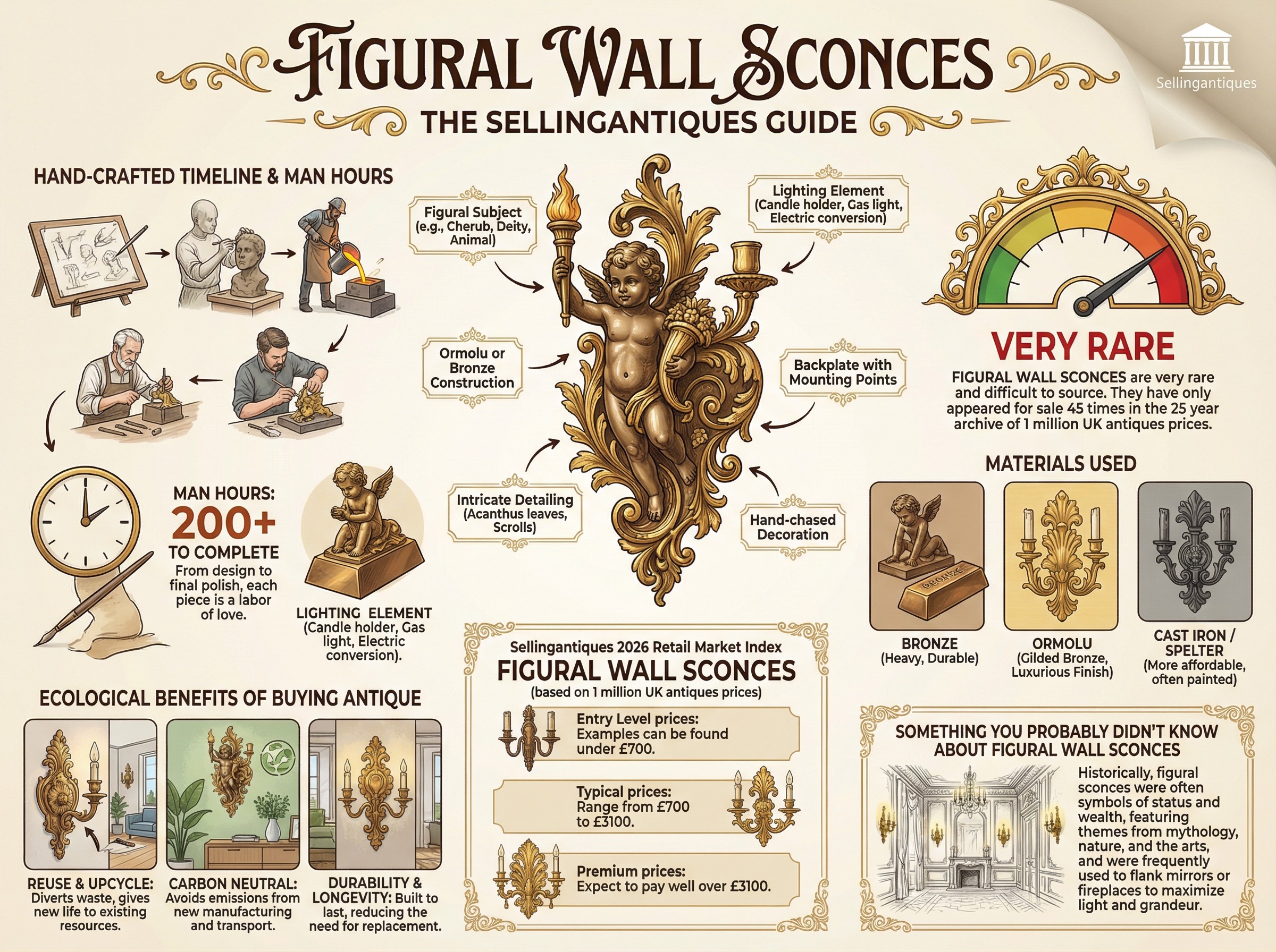 Figural Wall Sconces Guide Infographic