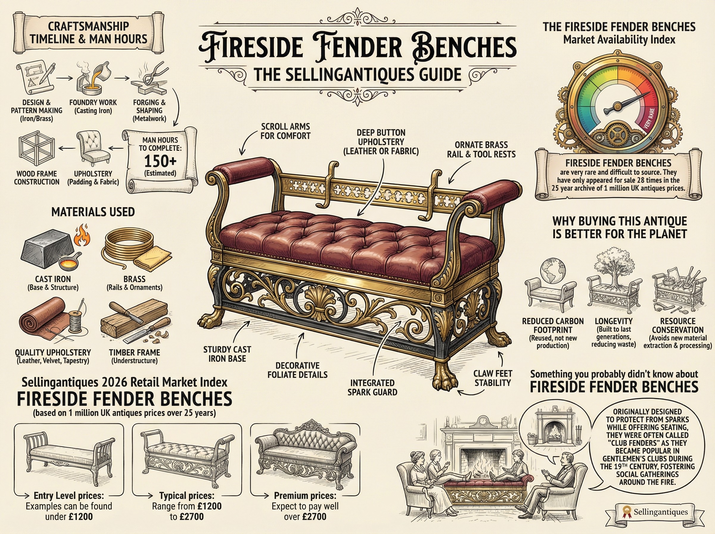 Fireside Fender Benches Guide Infographic