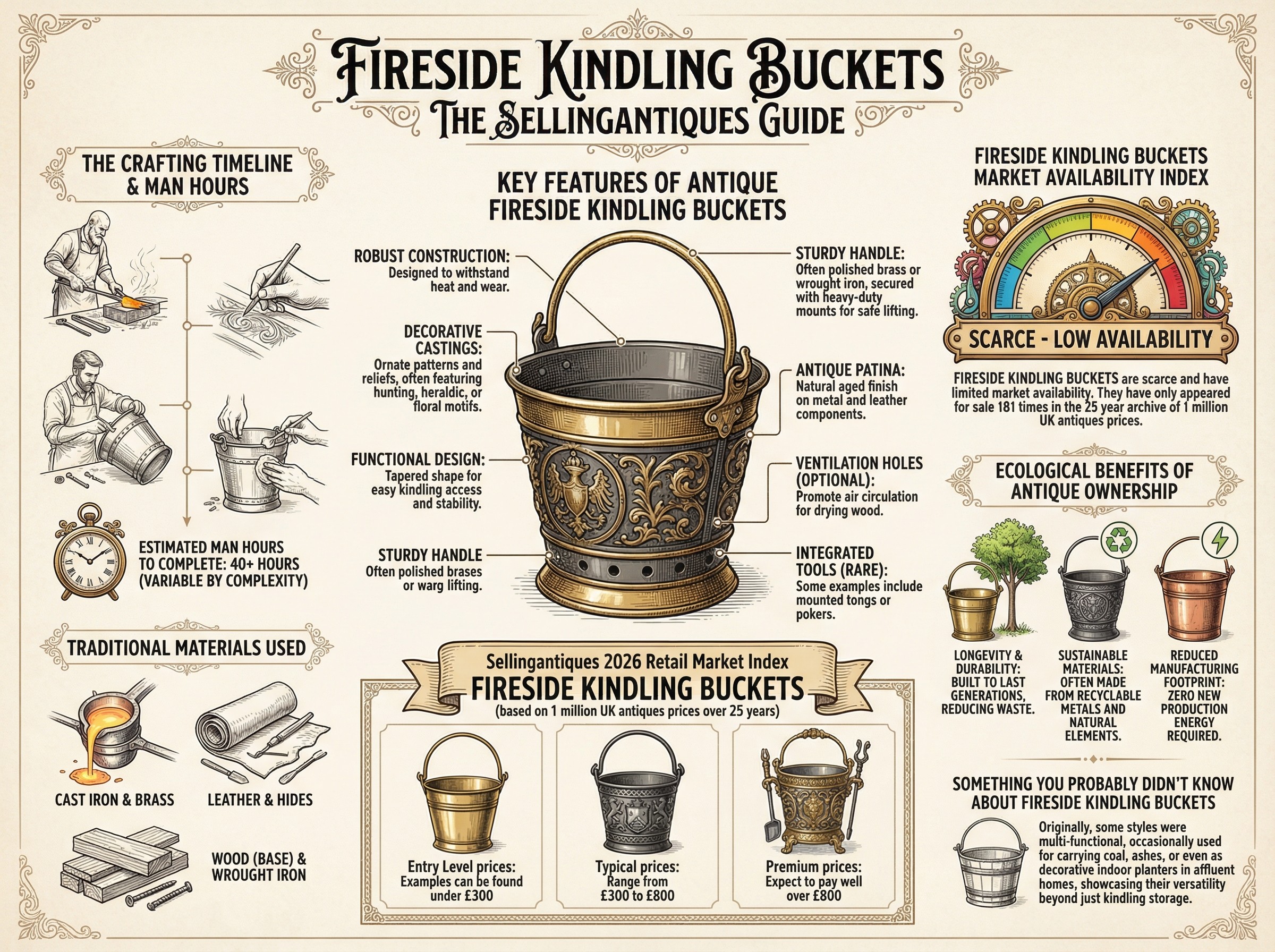 Fireside Kindling Buckets Guide Infographic