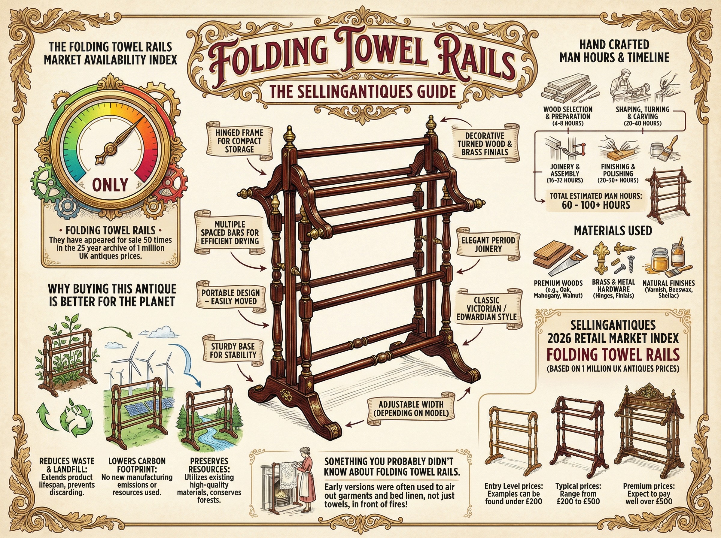 Folding Towel Rails Guide Infographic