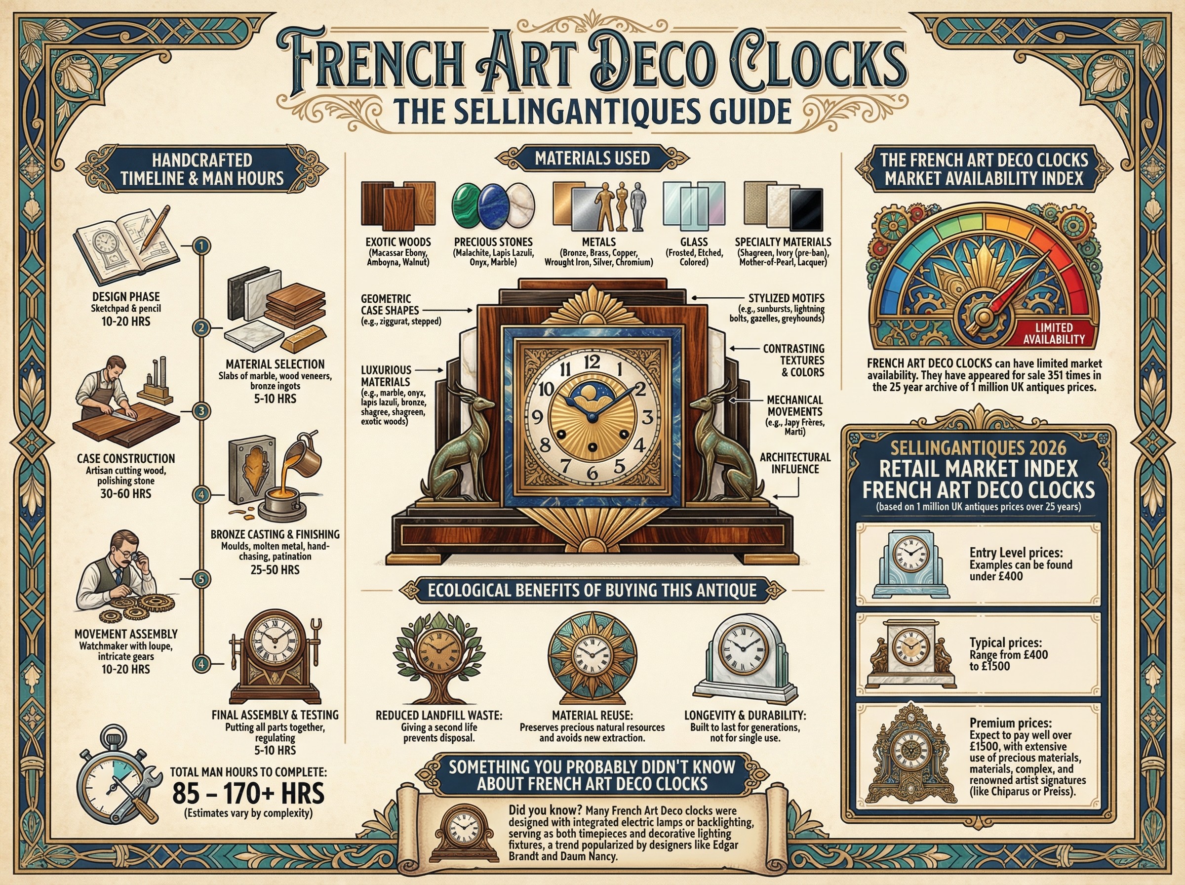 The Sellingantiques Guide to French Art Deco Clocks