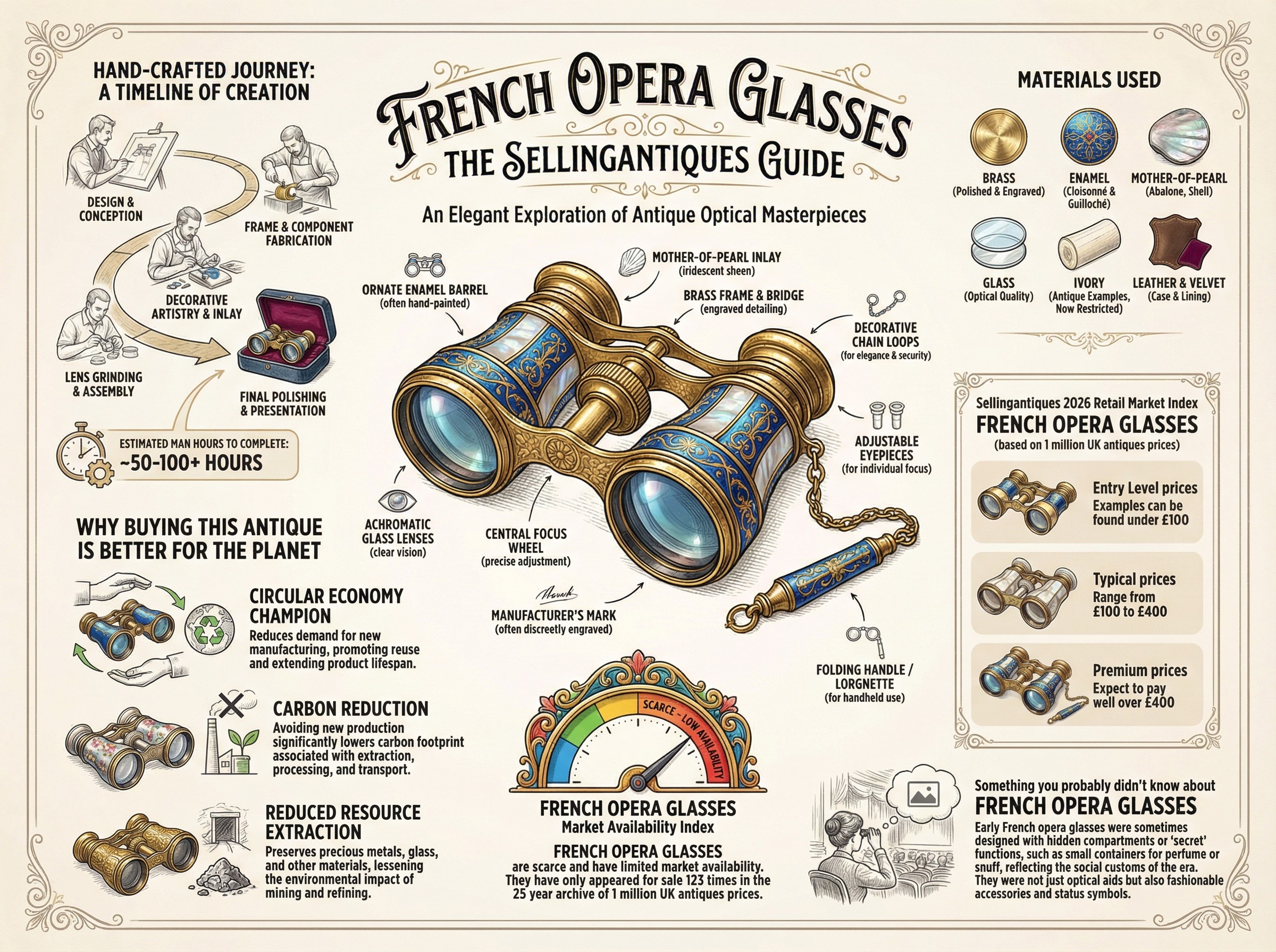 French Opera Glasses Guide Infographic