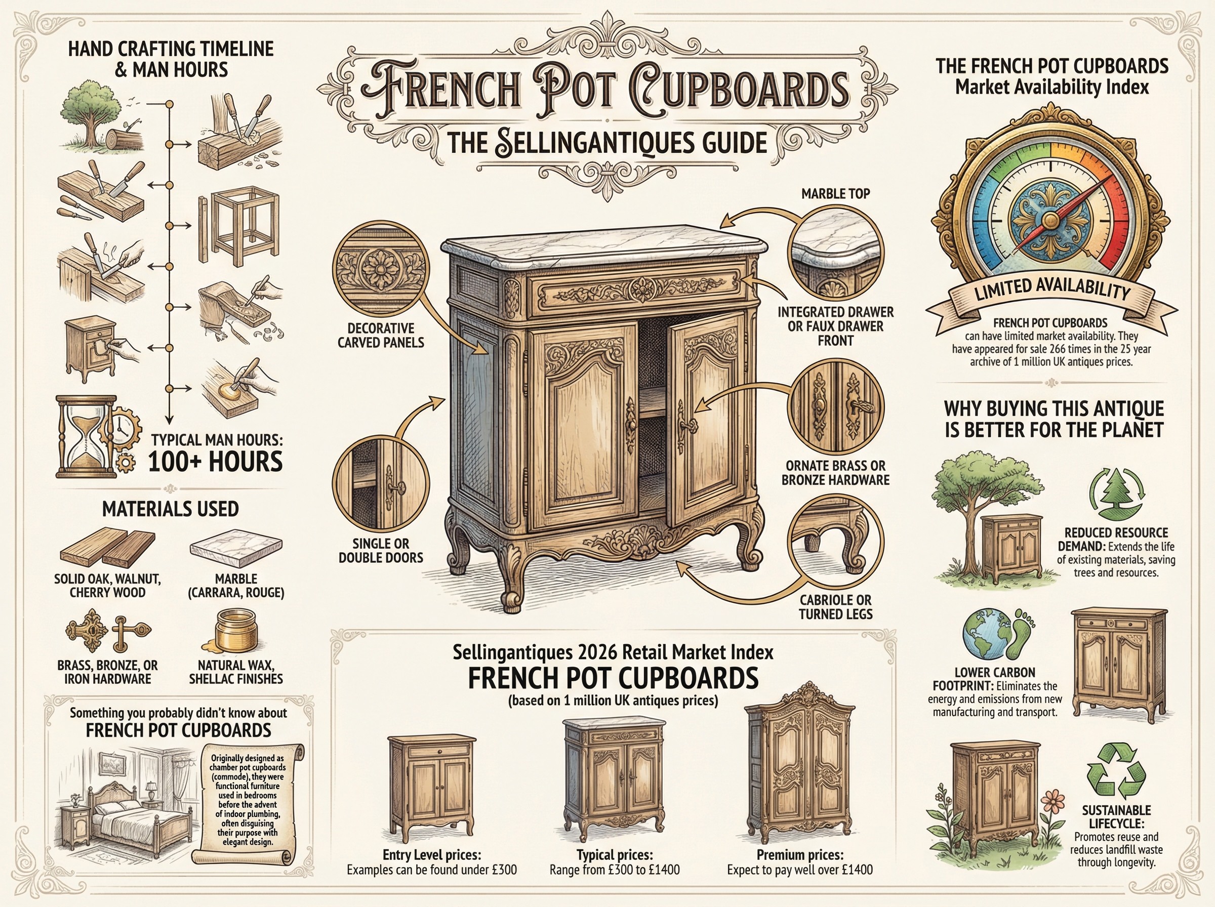 French Pot Cupboards Guide Infographic