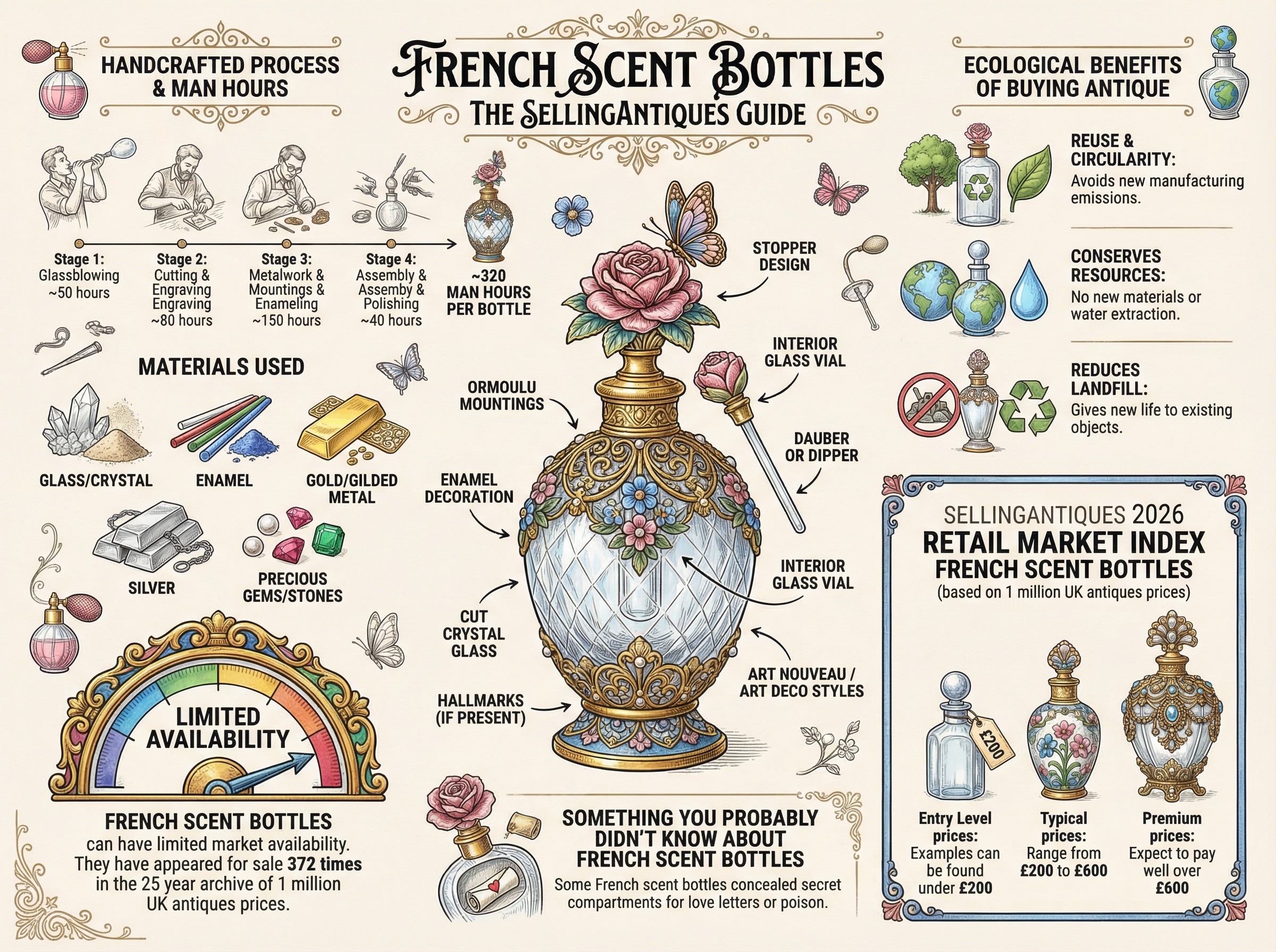 French Scent Bottles Guide Infographic