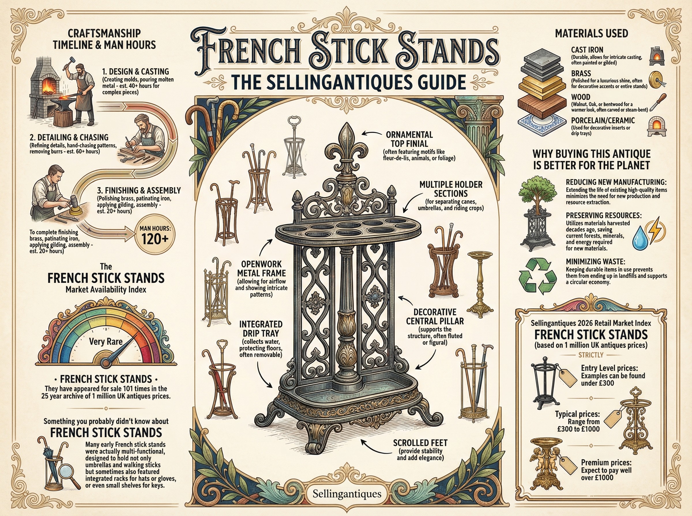 French Stick Stands Guide Infographic