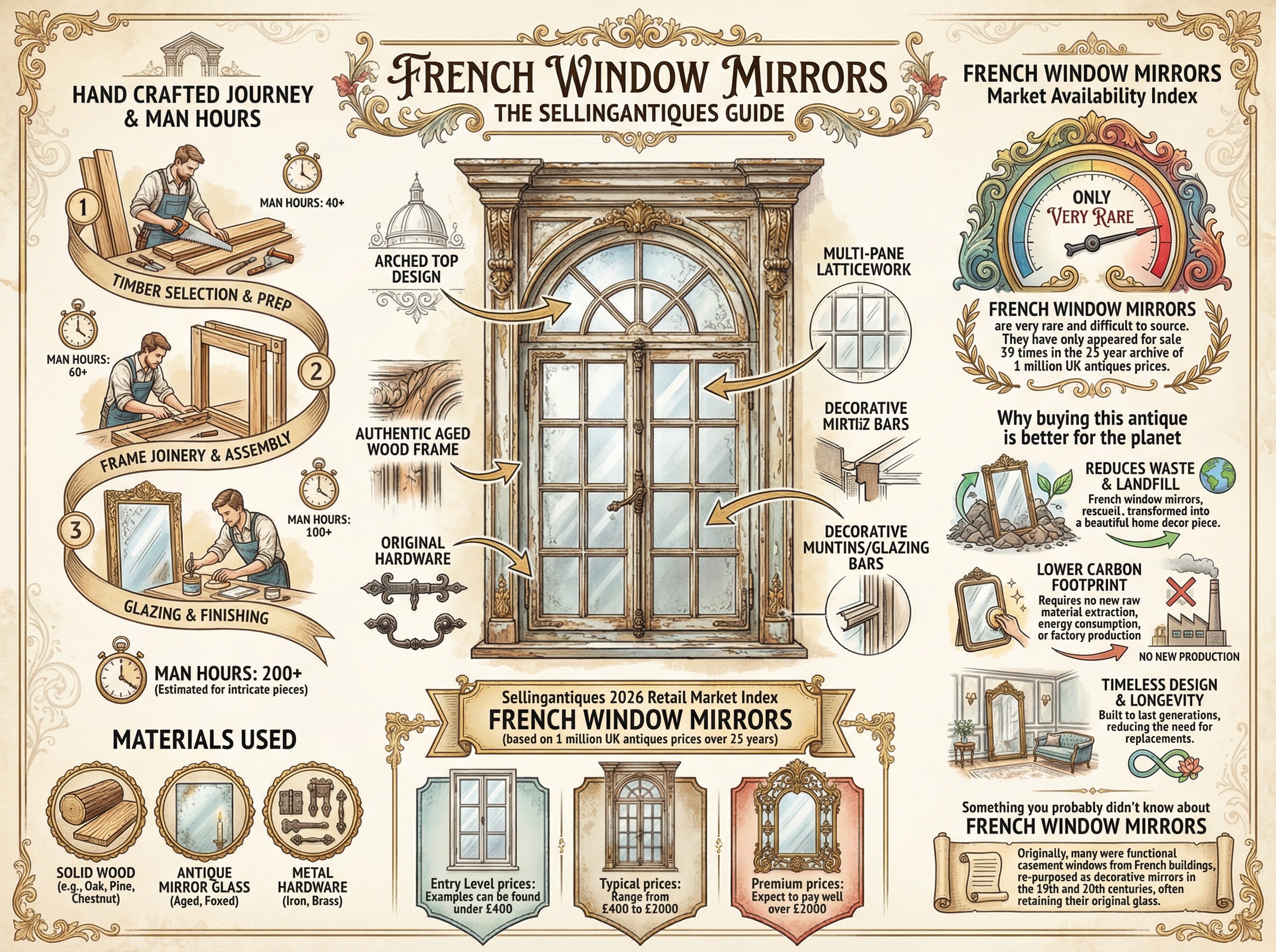 French Window Mirrors Guide Infographic