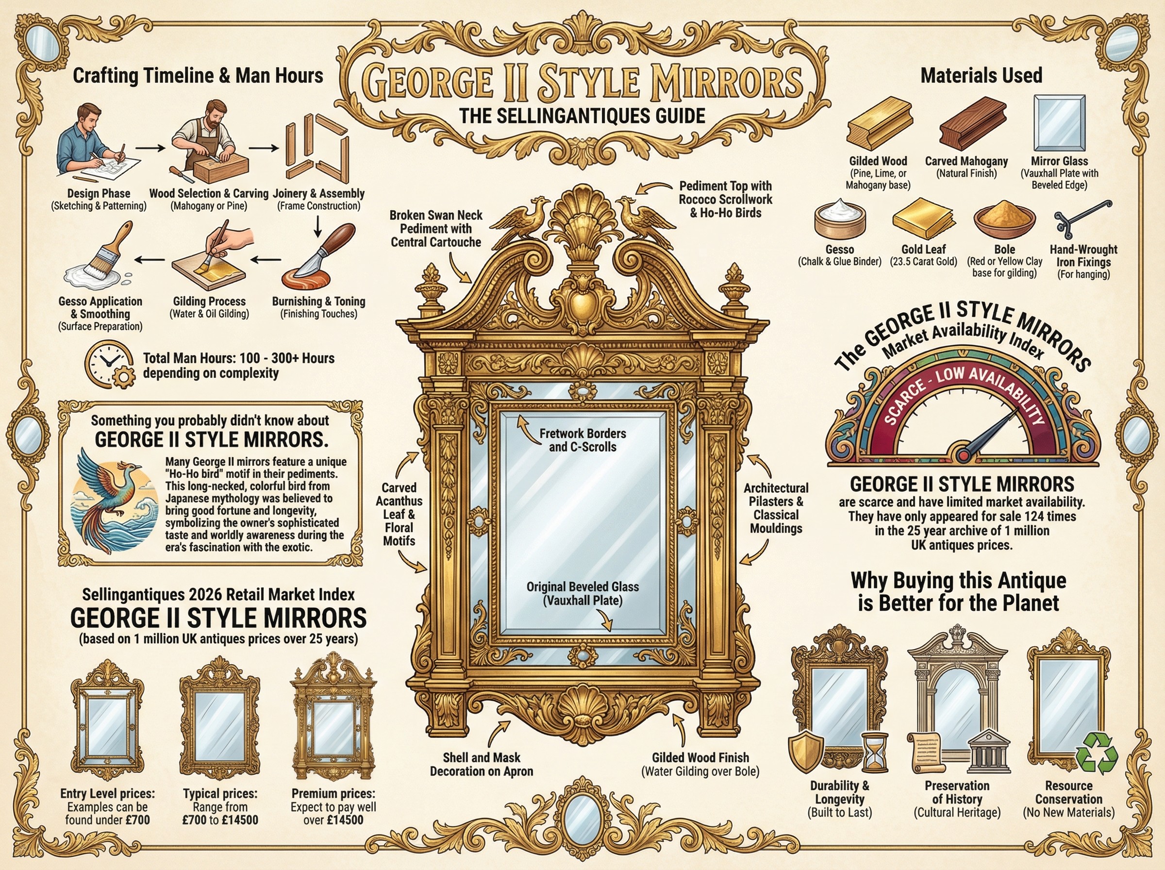 George Ii Style Mirrors Guide Infographic