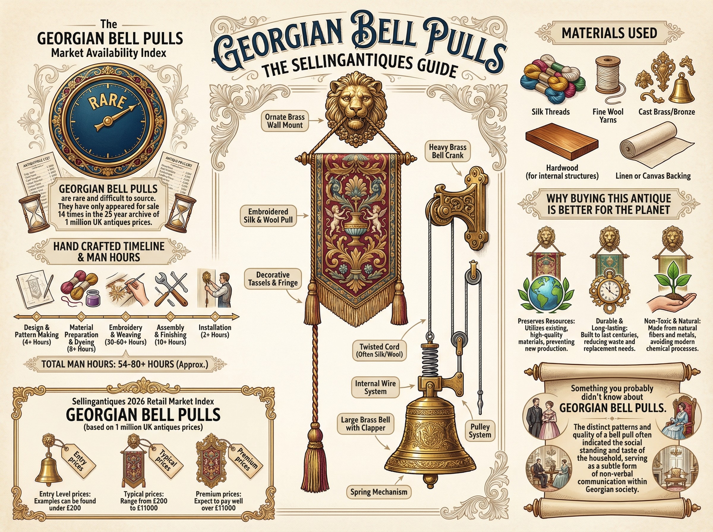 Georgian Bell Pulls Guide Infographic