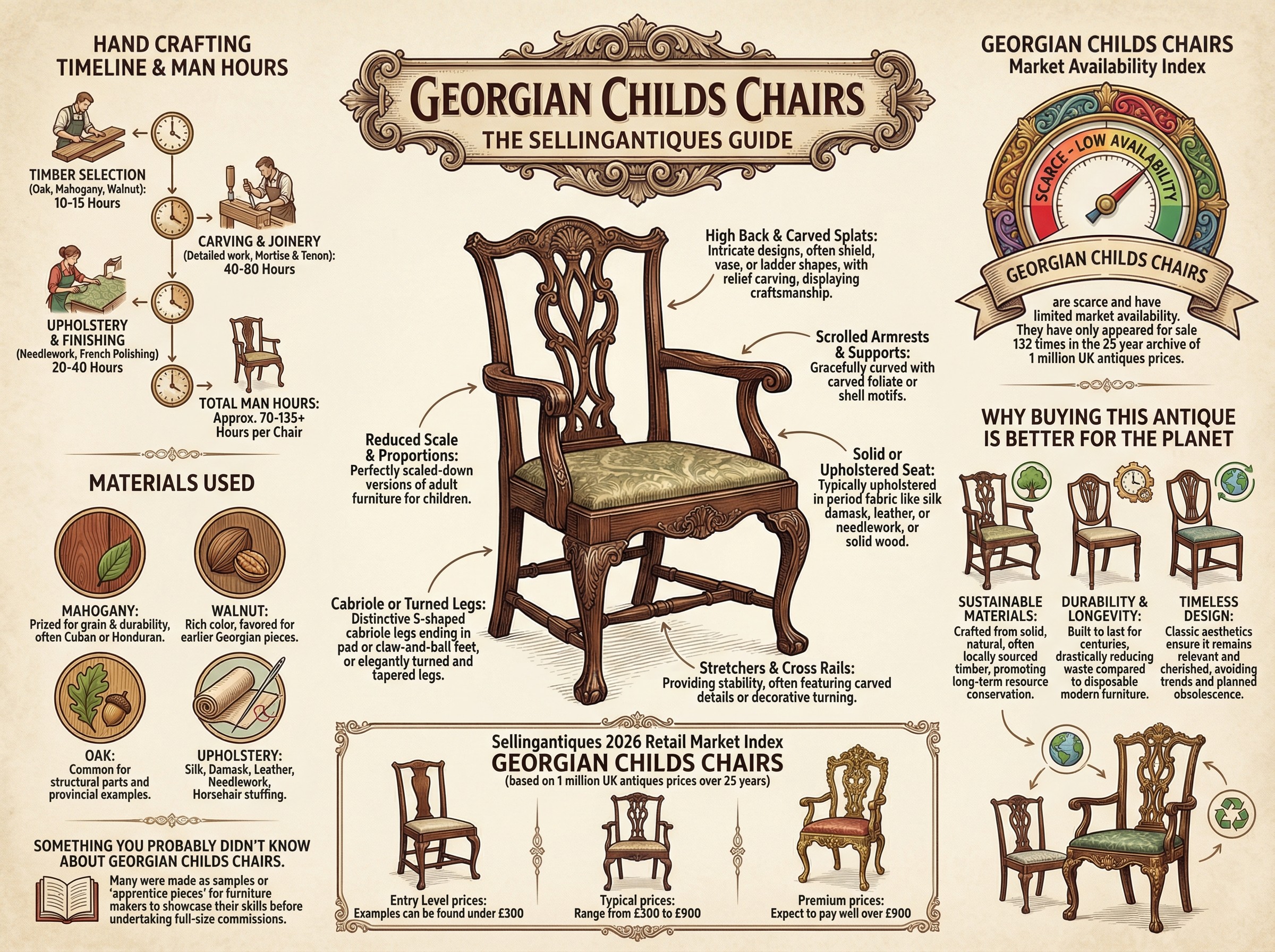 Georgian Childs Chairs Guide Infographic