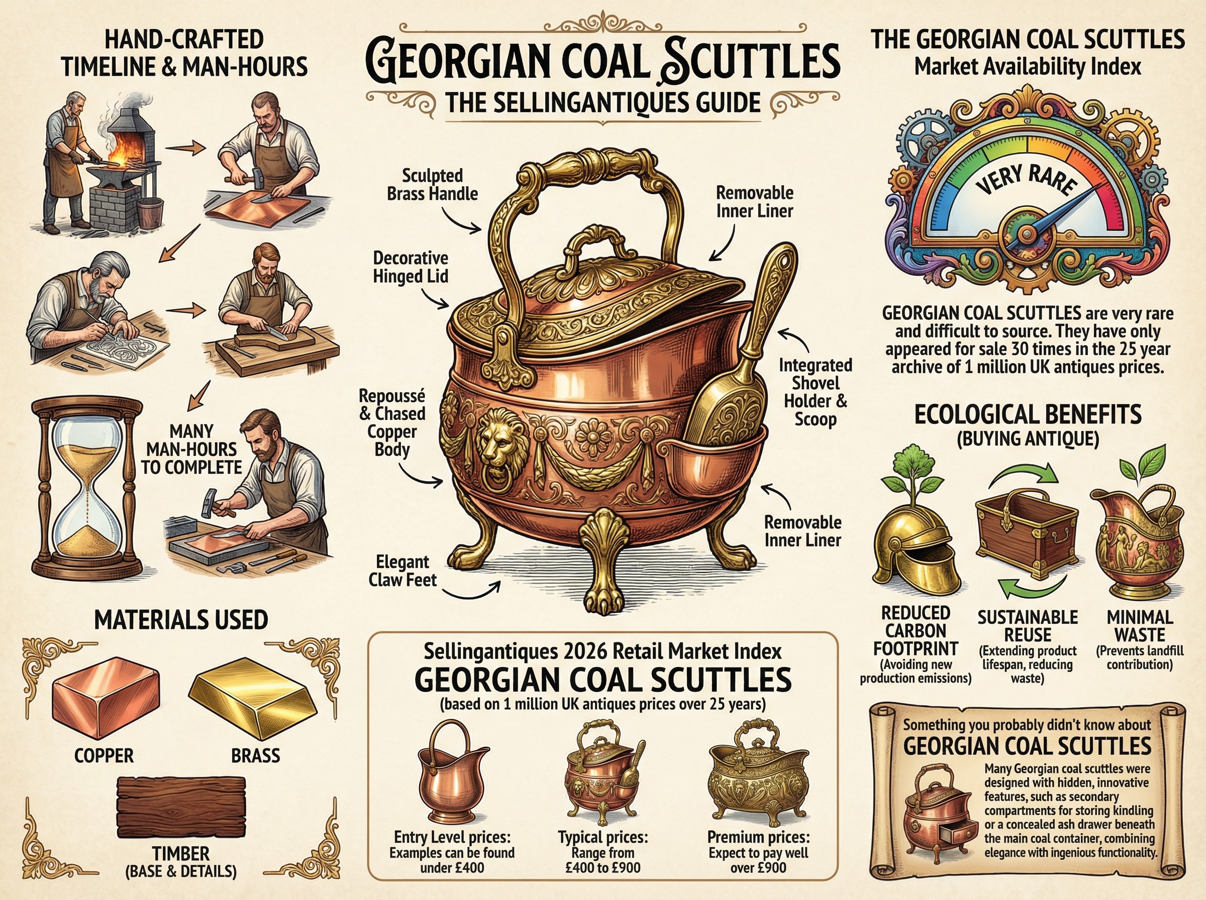 Georgian Coal Scuttles Guide Infographic